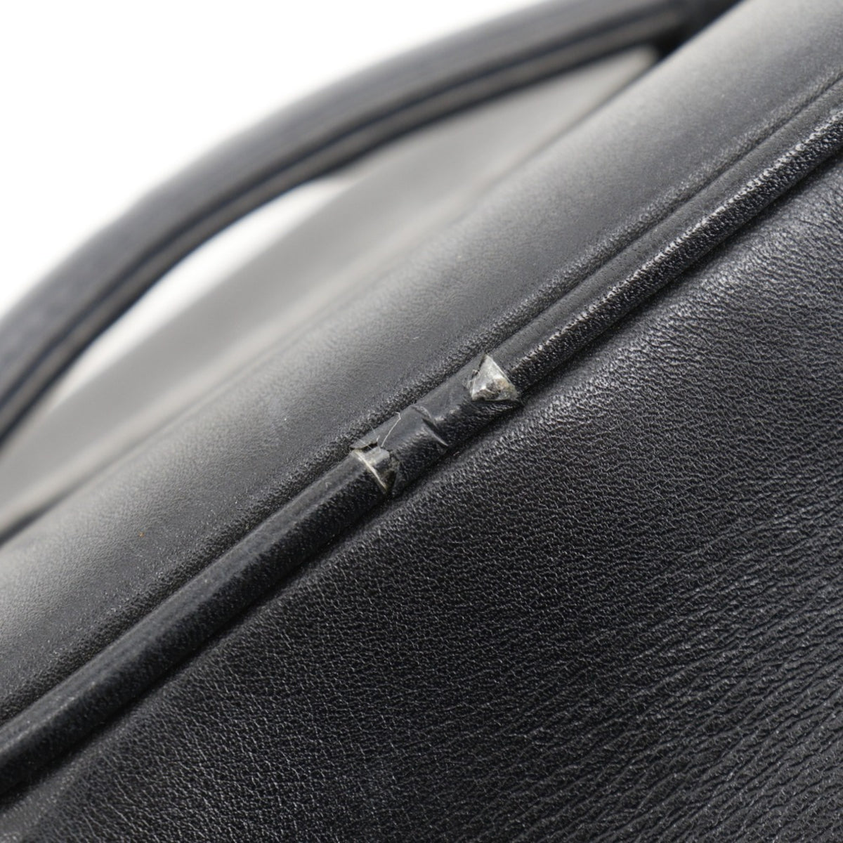 Chanel Black Leather Handbag Pouch (Pre-Owned)