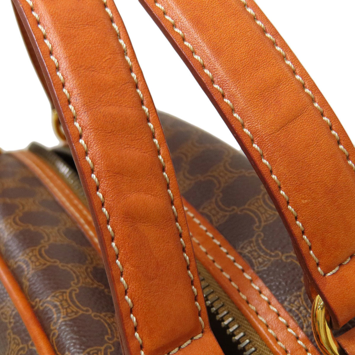 Celine Macadam Brown Pvc Handbag (Pre-Owned)