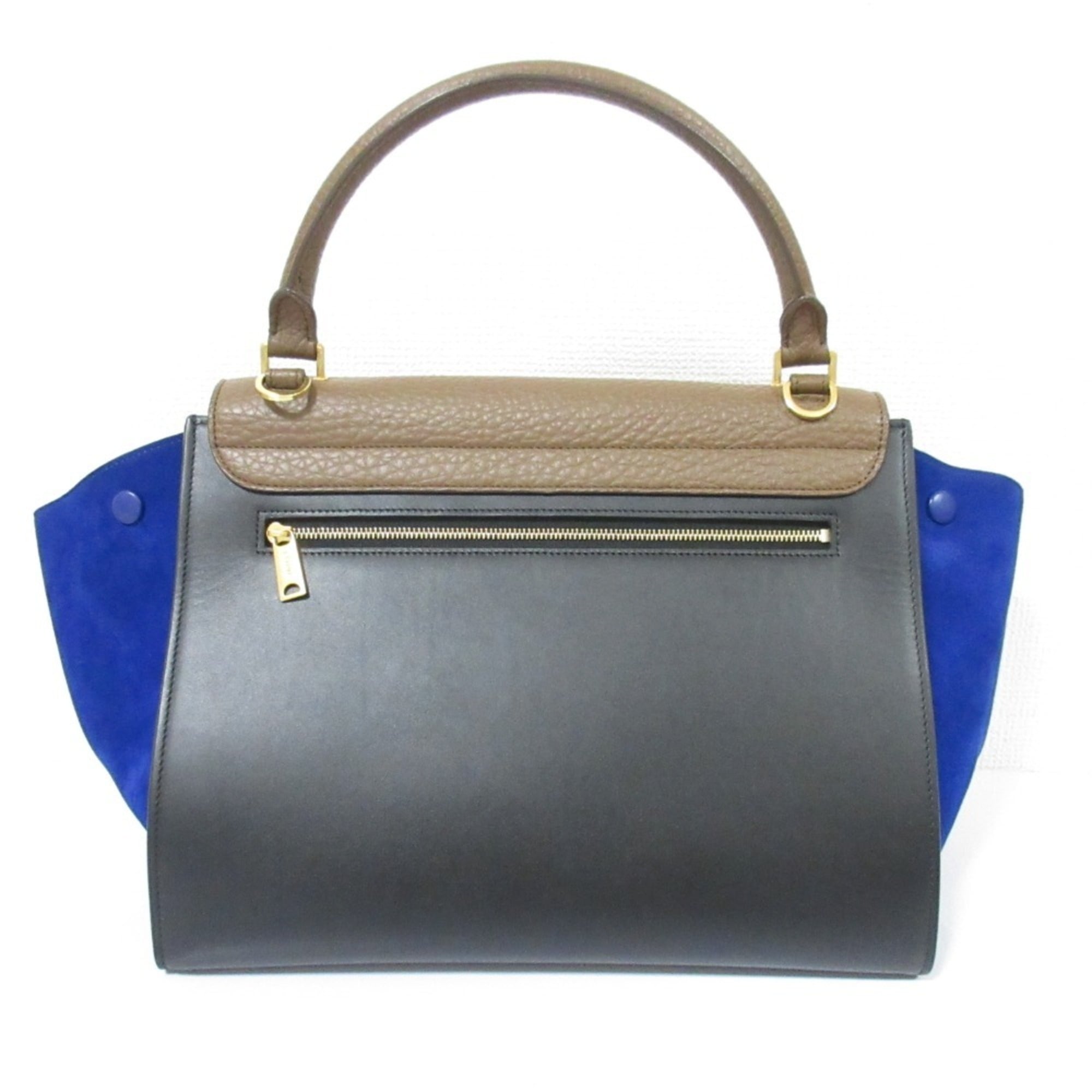 Celine Black Blue Brown Handbag (Pre-Owned)