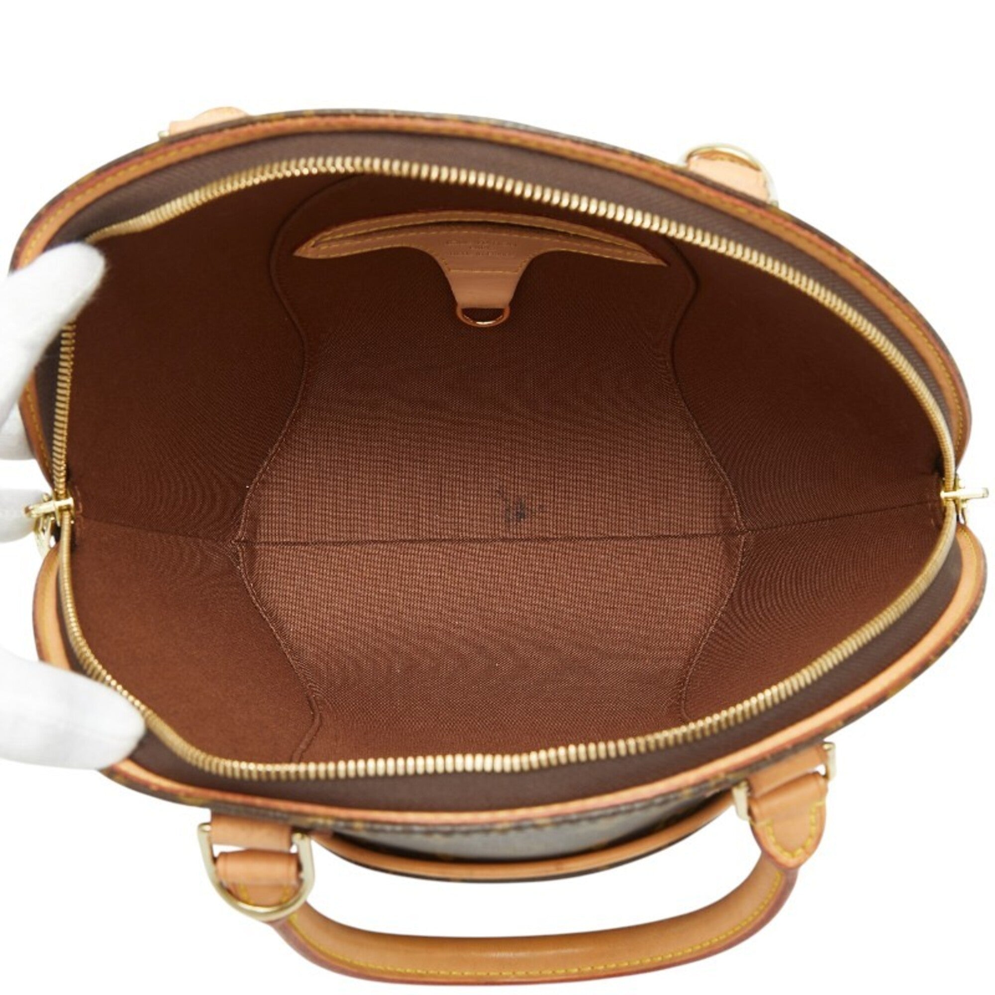 Louis Vuitton Brown Pvc Leather Handbag (Pre-Owned)