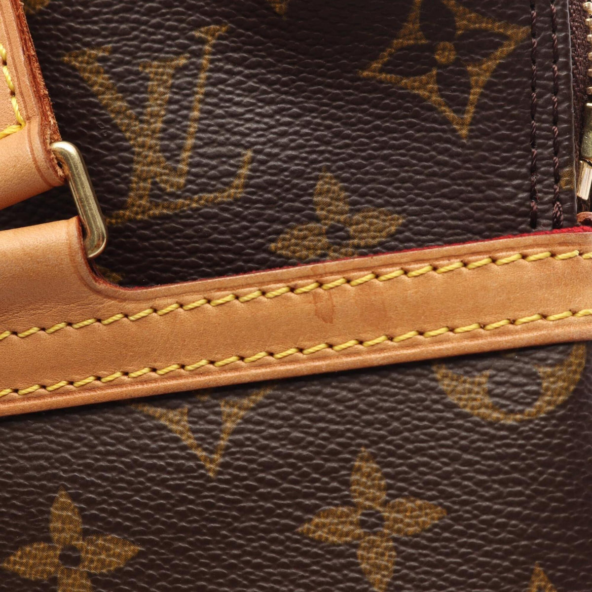 Louis Vuitton Brown Monogram Monogram Leather Handbag Shoulder Bag (Pre-Owned)