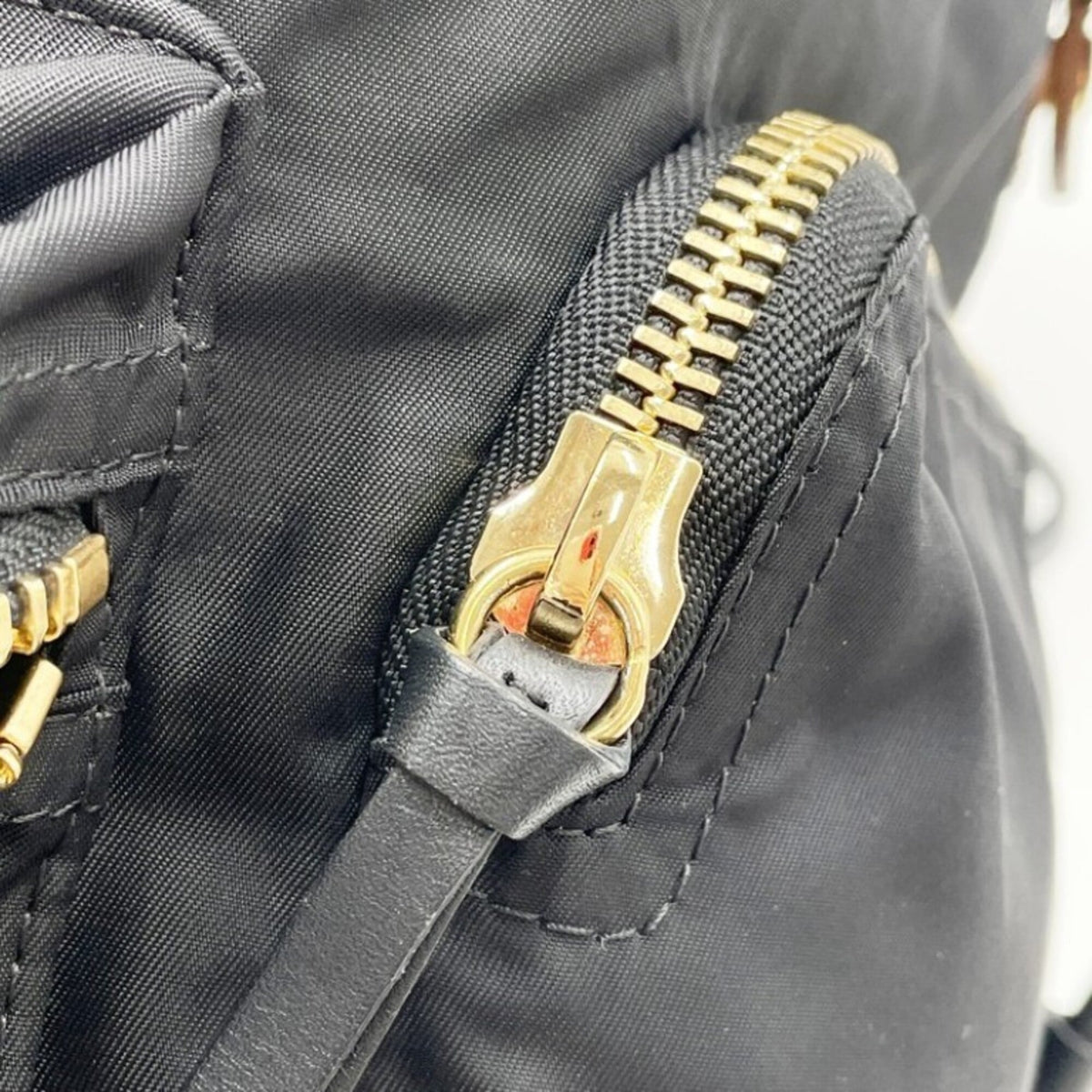Burberry Black Brown Nylon Backpack (Pre-Owned)