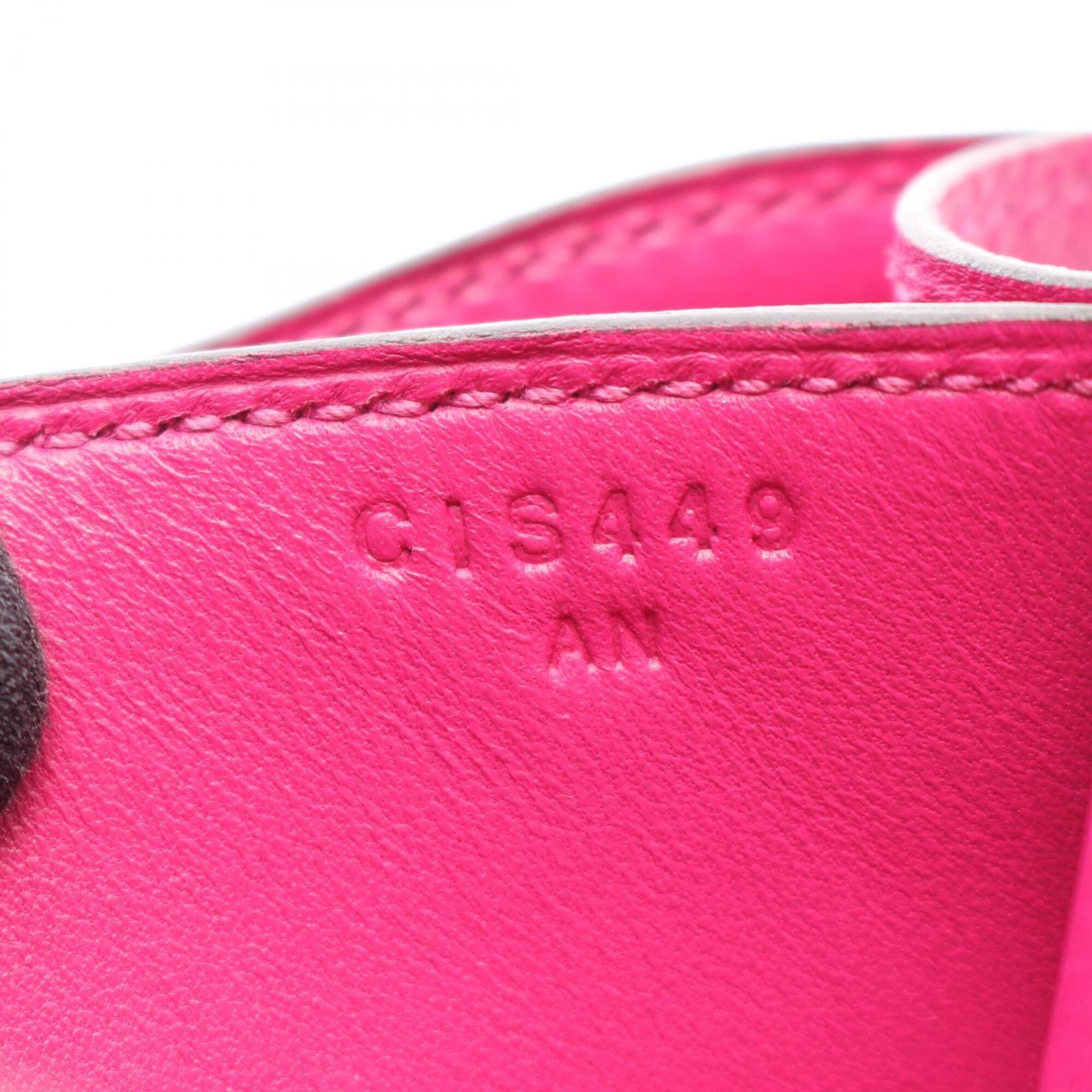 Hermes Pink Rose Purple Epsom Leather Shoulder Bag (Pre-Owned)