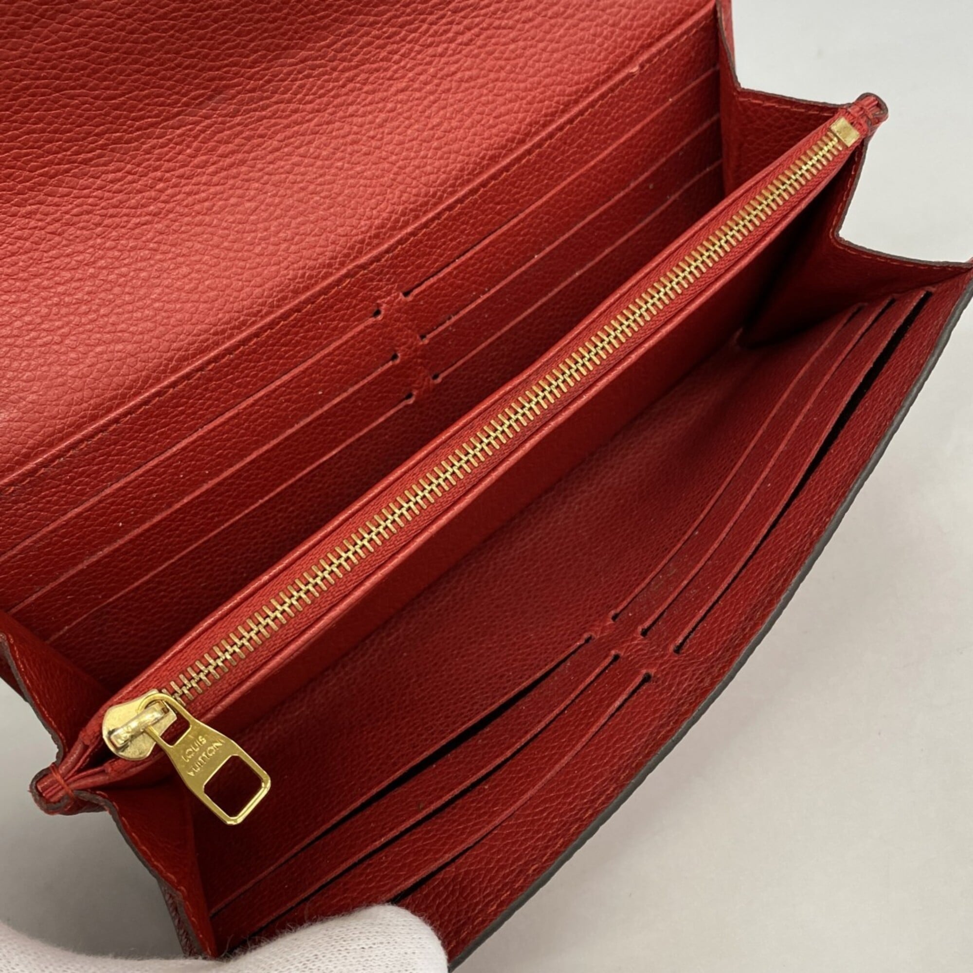 Louis Vuitton Cerise Long Wallet (Bi-Fold) (Pre-Owned)