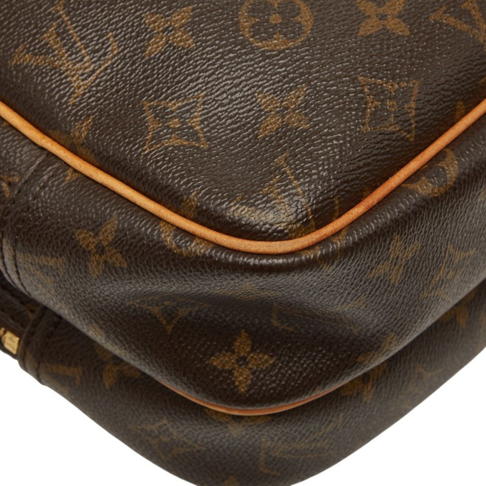 Louis Vuitton Brown Pvc Leather Shoulder Bag (Pre-Owned)