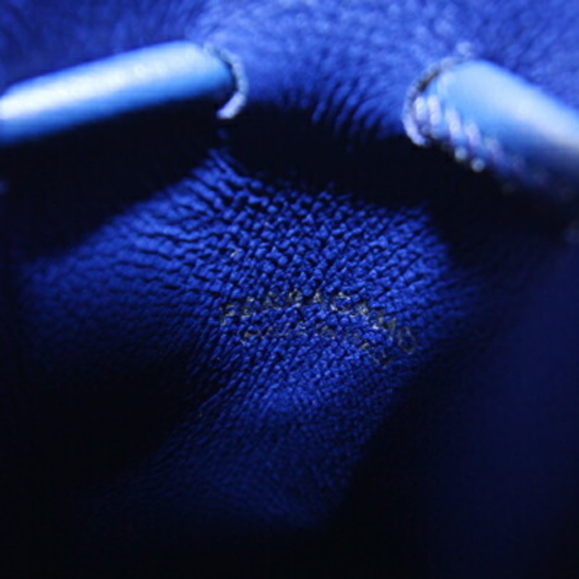 Salvatore Ferragamo Blue Leather Pouch (Pre-Owned)