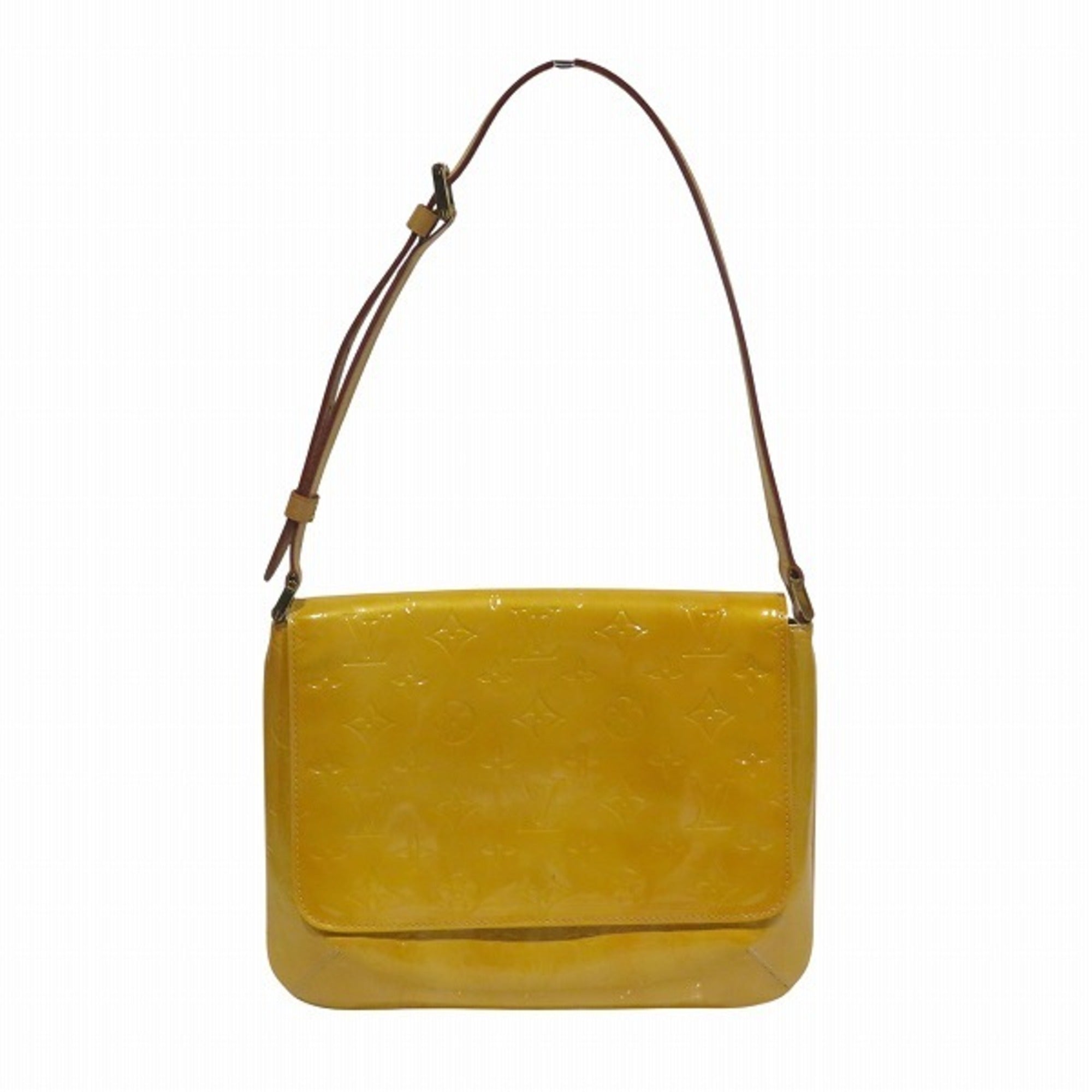 Louis Vuitton Jaune Leather Handbag Shoulder Bag (Pre-Owned)