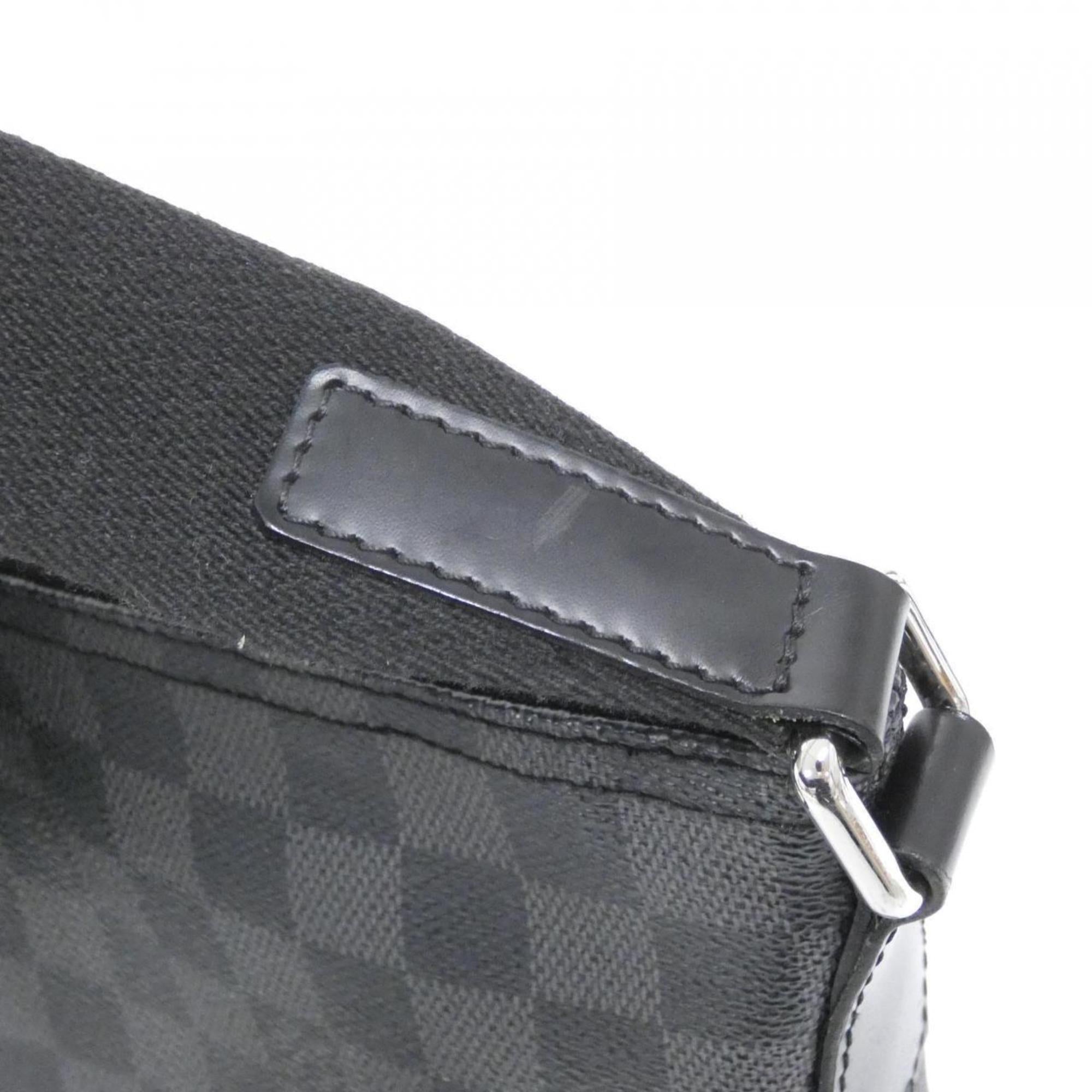 Louis Vuitton Graphite Coated Canvas Shoulder Bag (Pre-Owned)