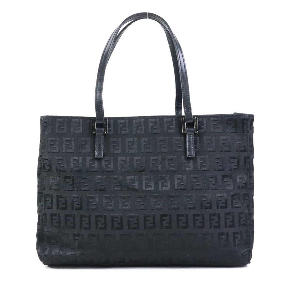 Fendi Black Nylon Canvas Handbag (Pre-Owned)