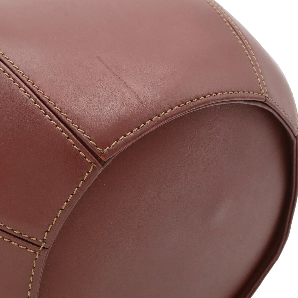 Cartier Must Bordeaux Leather Shoulder Bag (Pre-Owned)