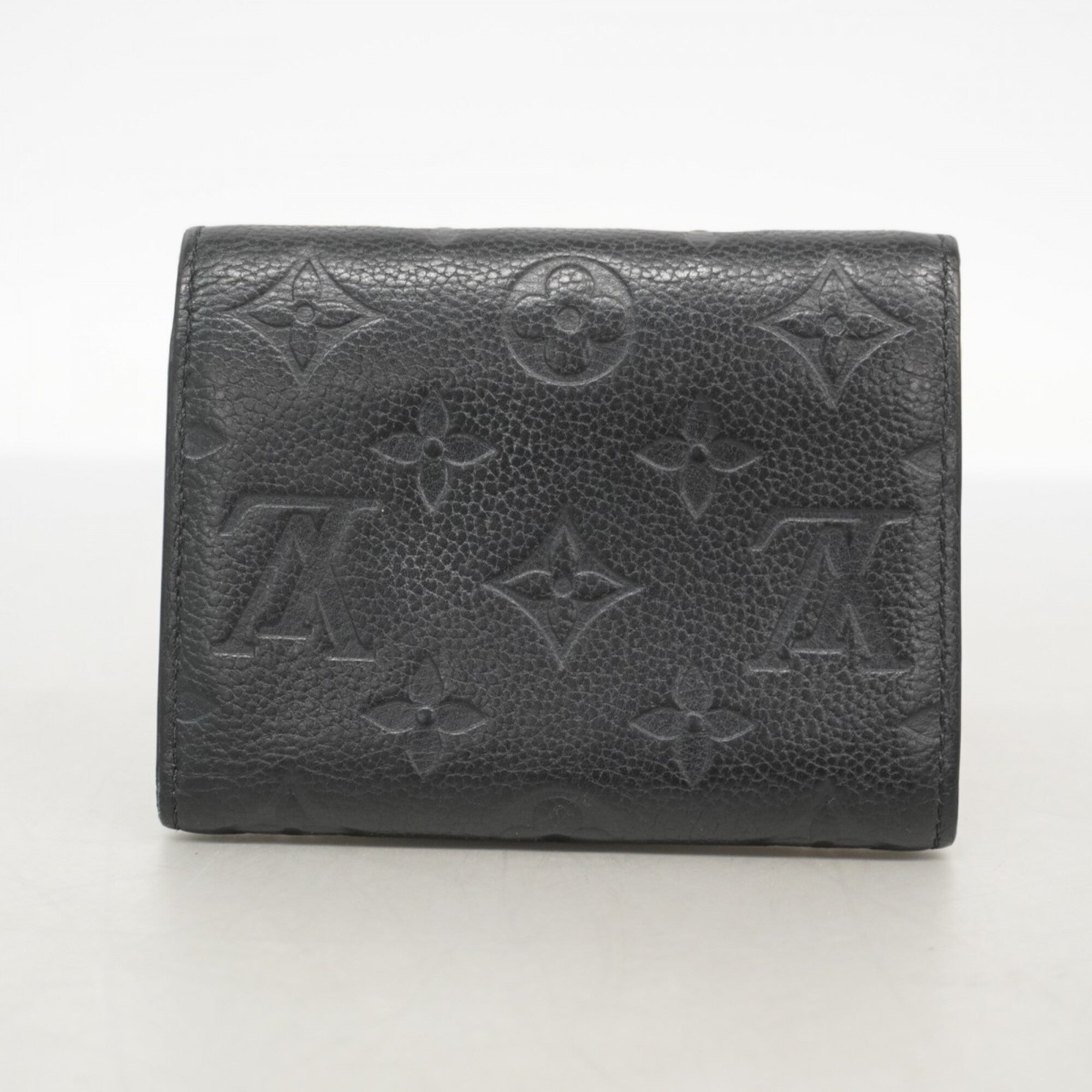 Louis Vuitton Noir Wallet (Tri-Fold) (Pre-Owned)