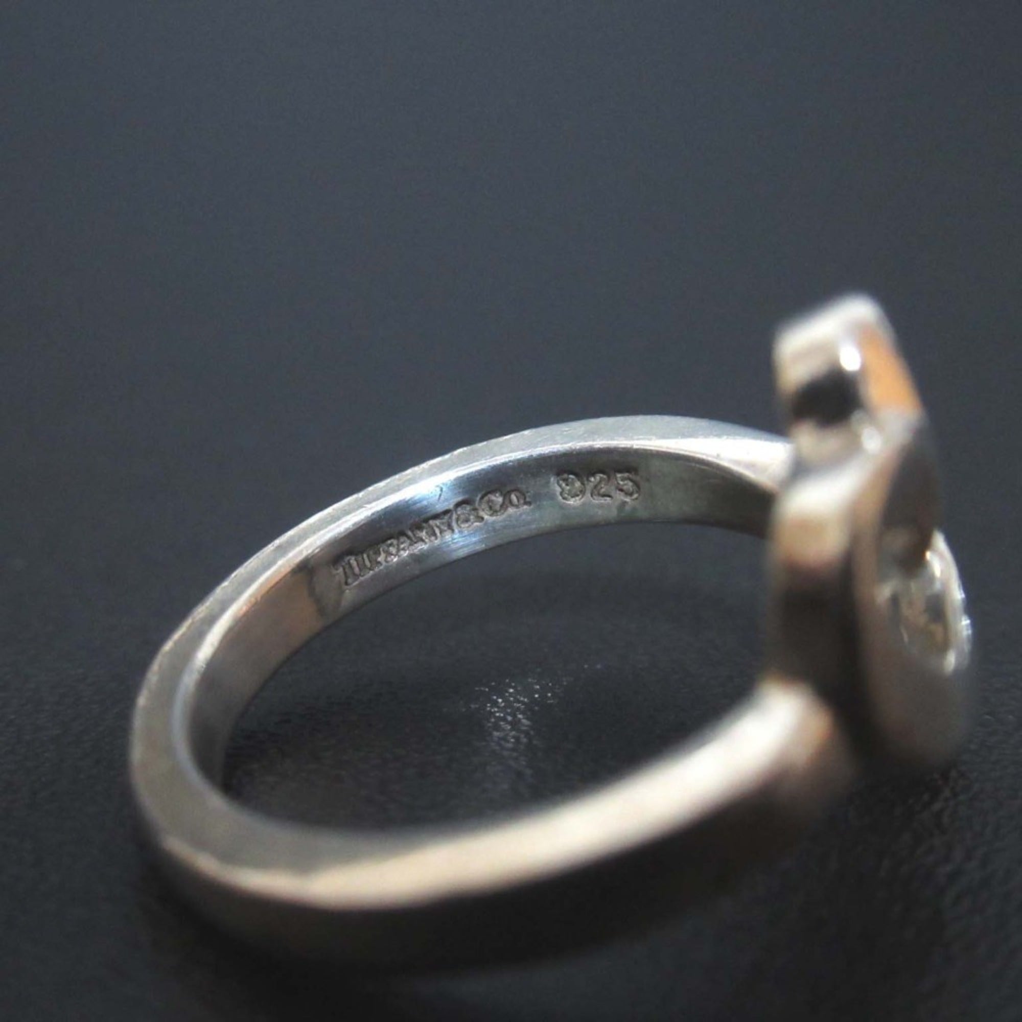 Tiffany Silver Silver 925 Band Ring (Pre-Owned)