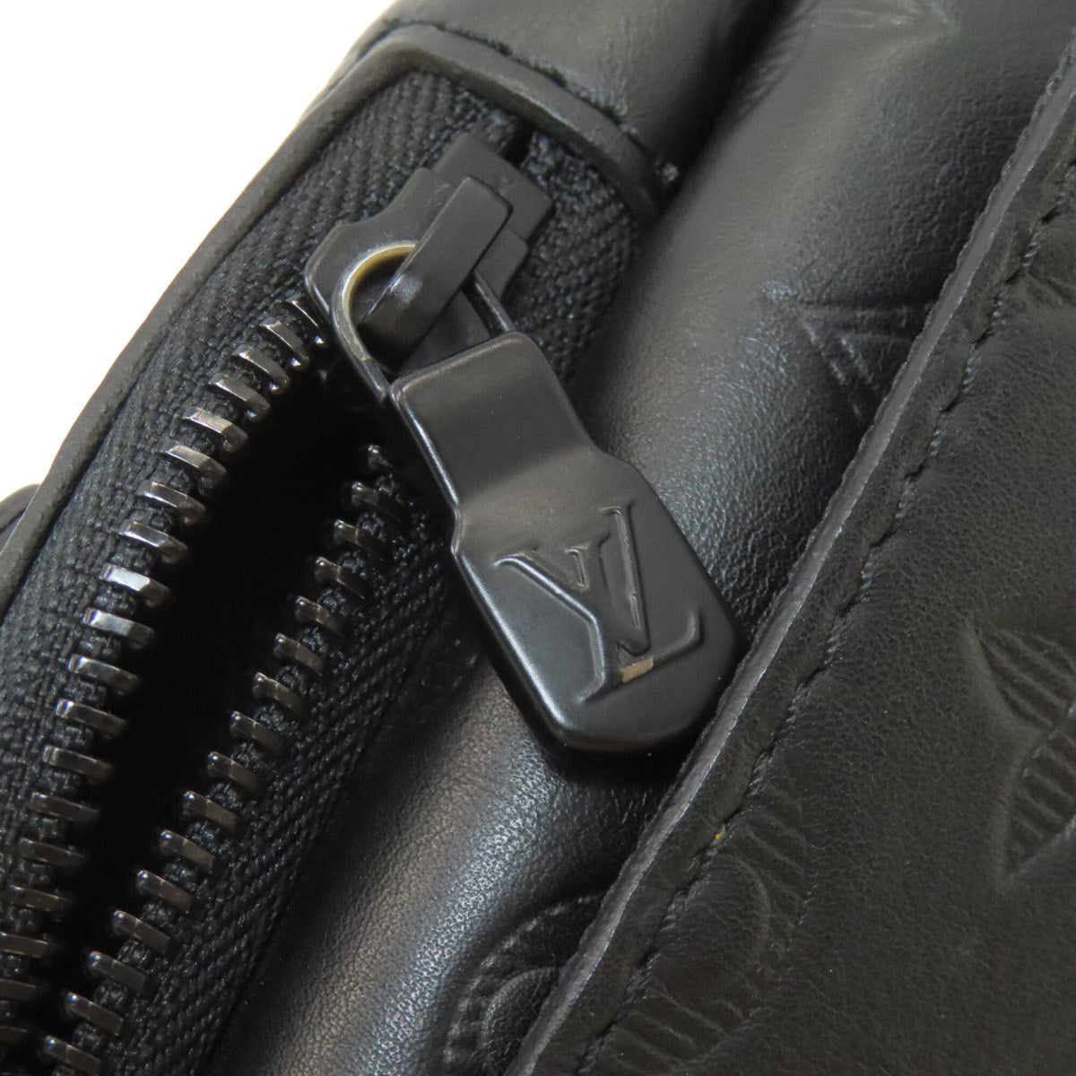Louis Vuitton Black Monogram Shadow Shoulder Bag (Pre-Owned)