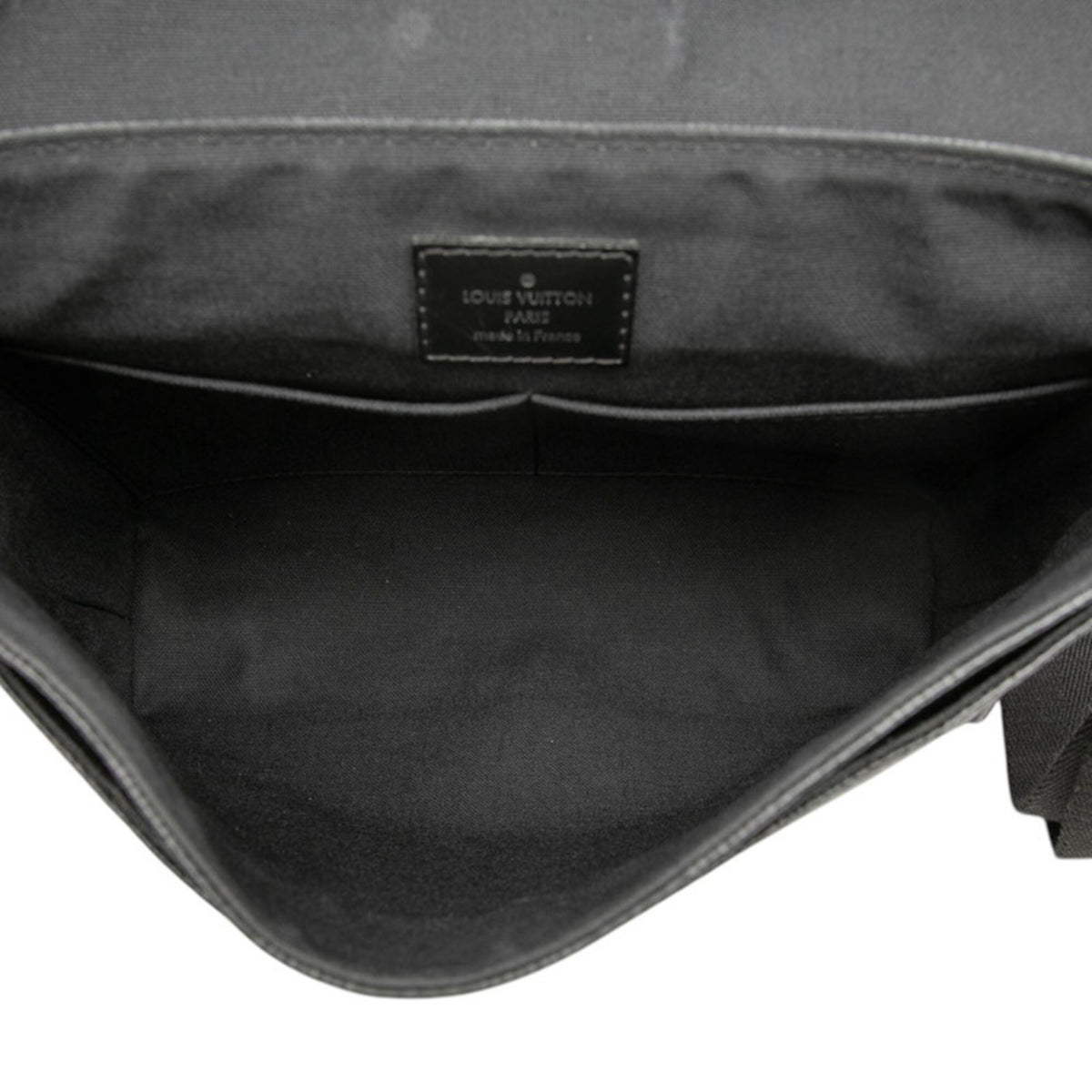 Louis Vuitton Damier Graphite Black Pvc Messenger Bag Shoulder Bag (Pre-Owned)