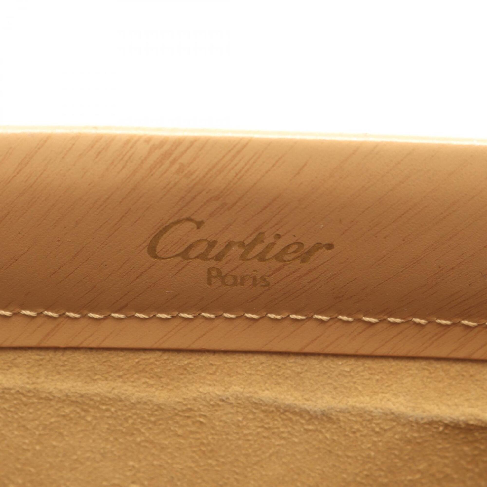 Cartier Beige Leather Handbag (Pre-Owned)