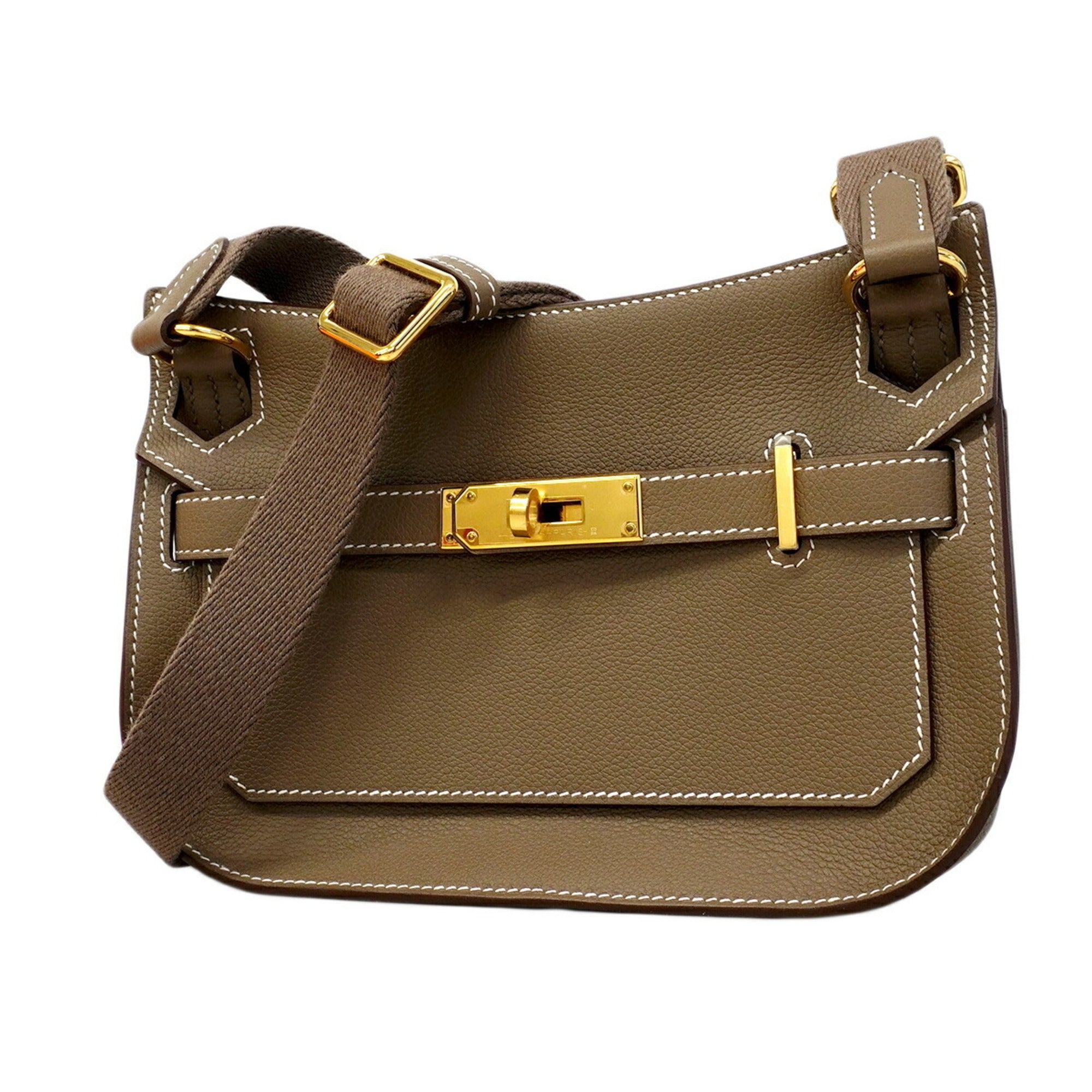 Hermes Etoupe Gray Shoulder Bag (Pre-Owned)