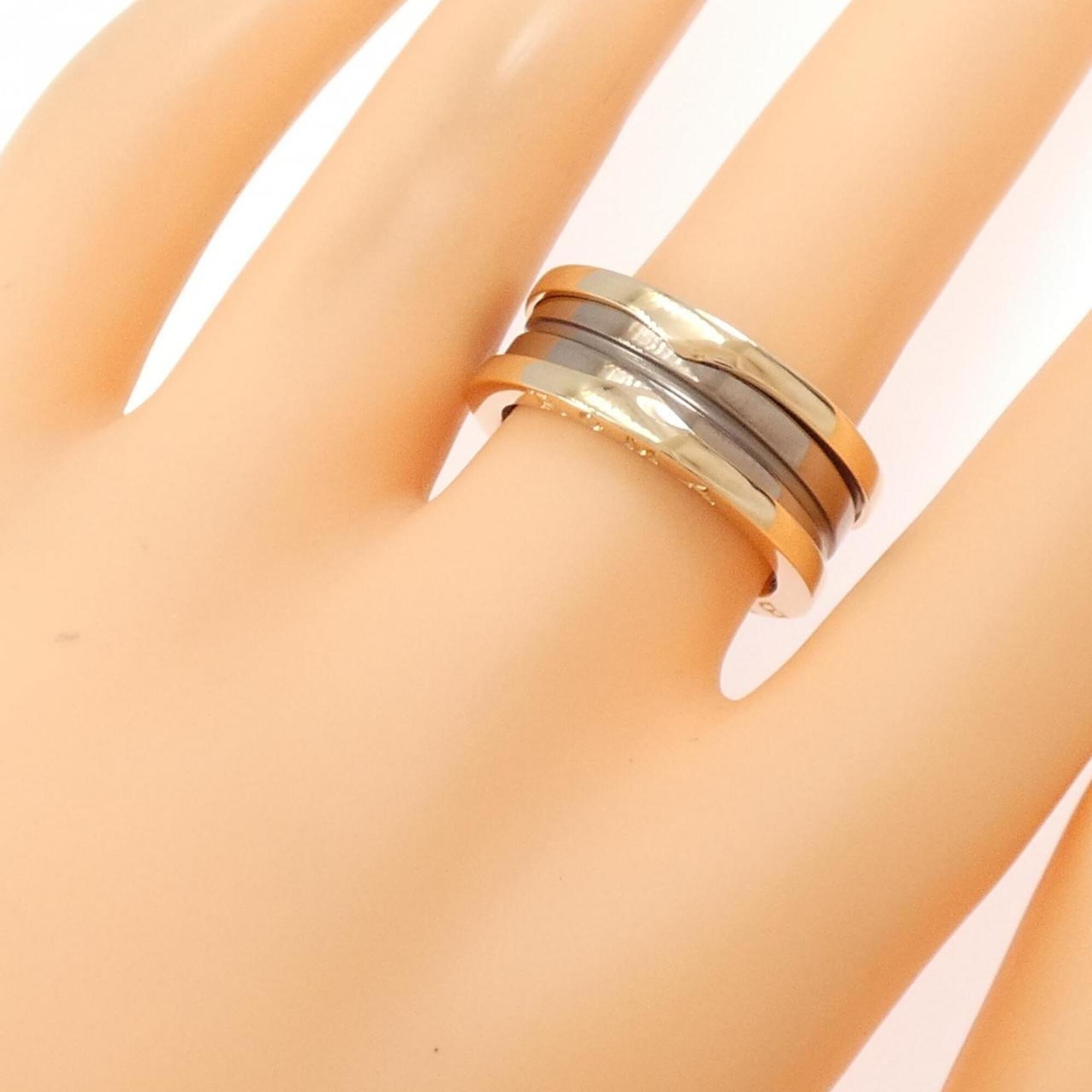 Bvlgari Pink Gold (18K) Ceramic Band Ring (Pre-Owned)