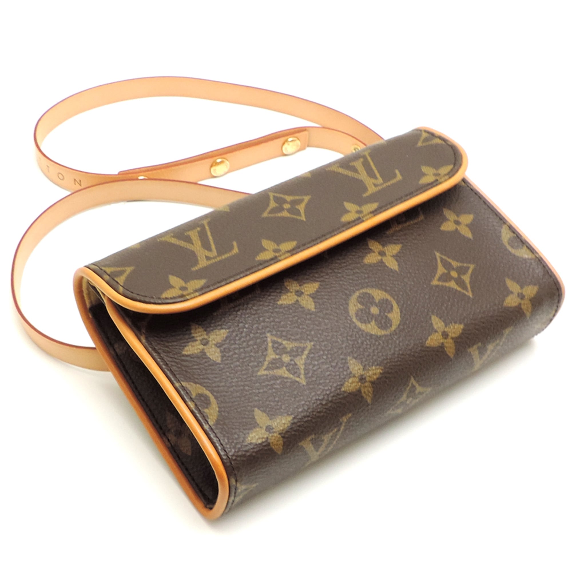 Louis Vuitton Brown Monogram Pochette Pouch (Pre-Owned)