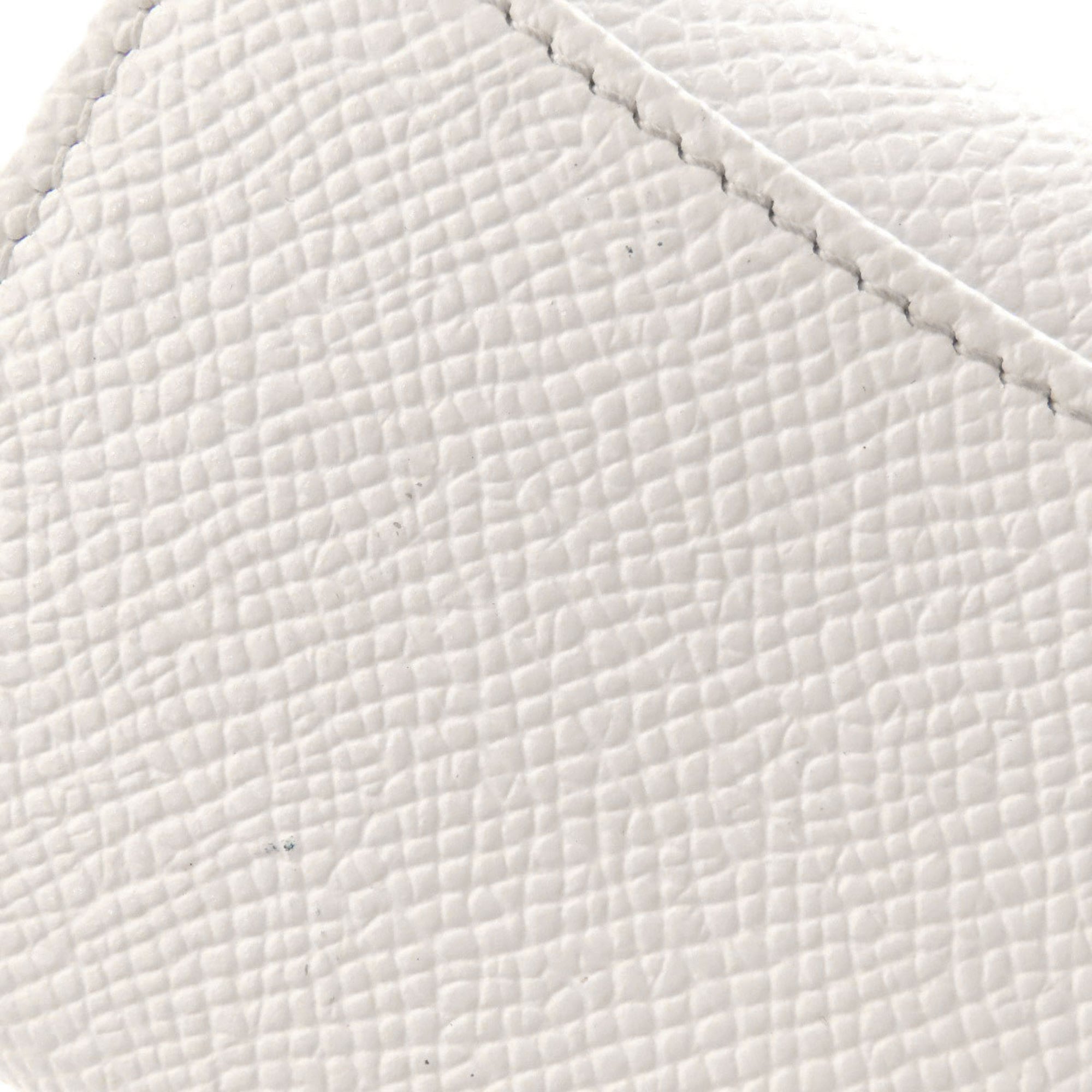 Bvlgari White Leather Coin Purse/Coin Case (Pre-Owned)