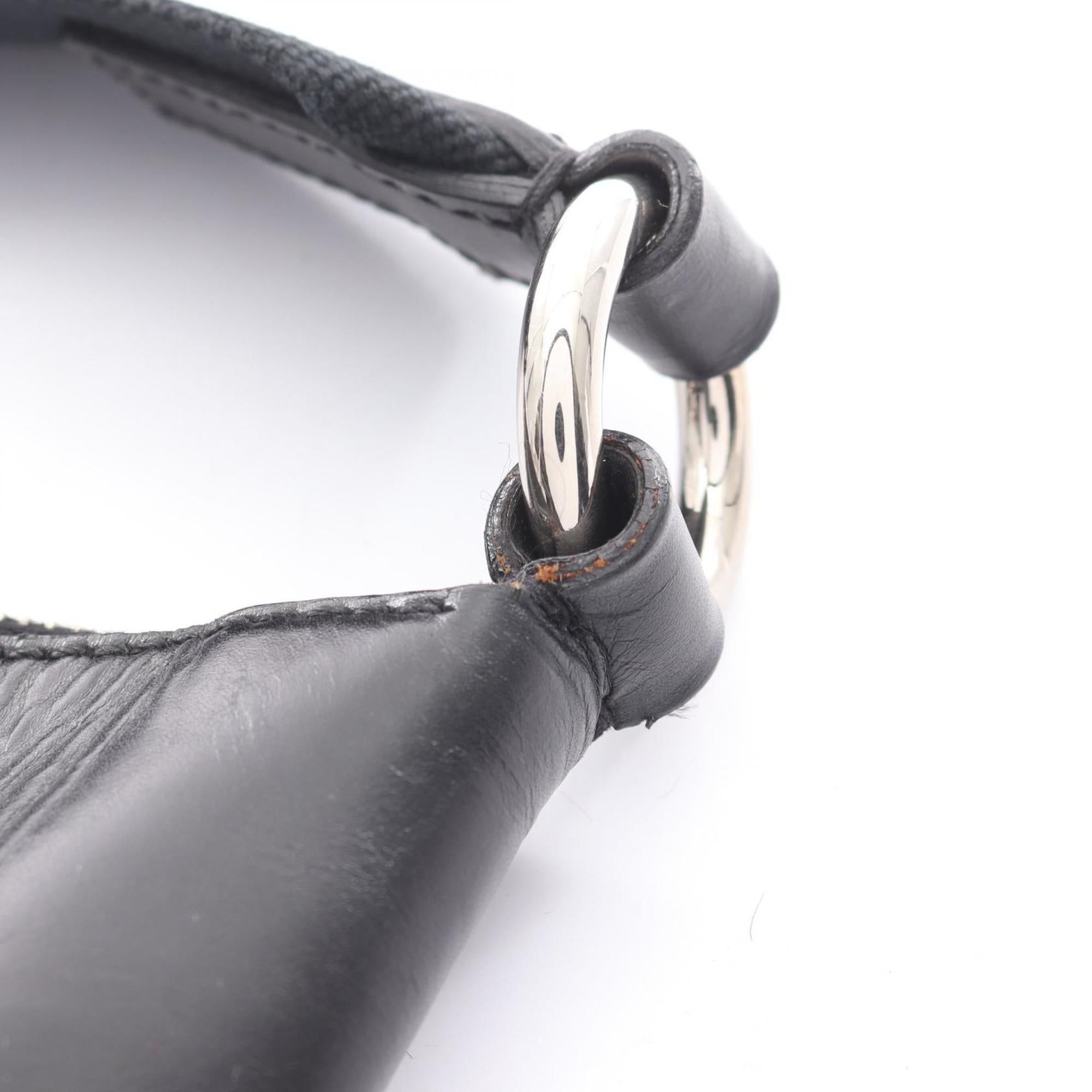 Prada Black Nylon Leather Shoulder Bag (Pre-Owned)
