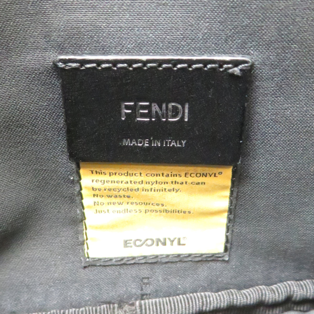 Fendi Black Leather Sling Bag (Pre-Owned)