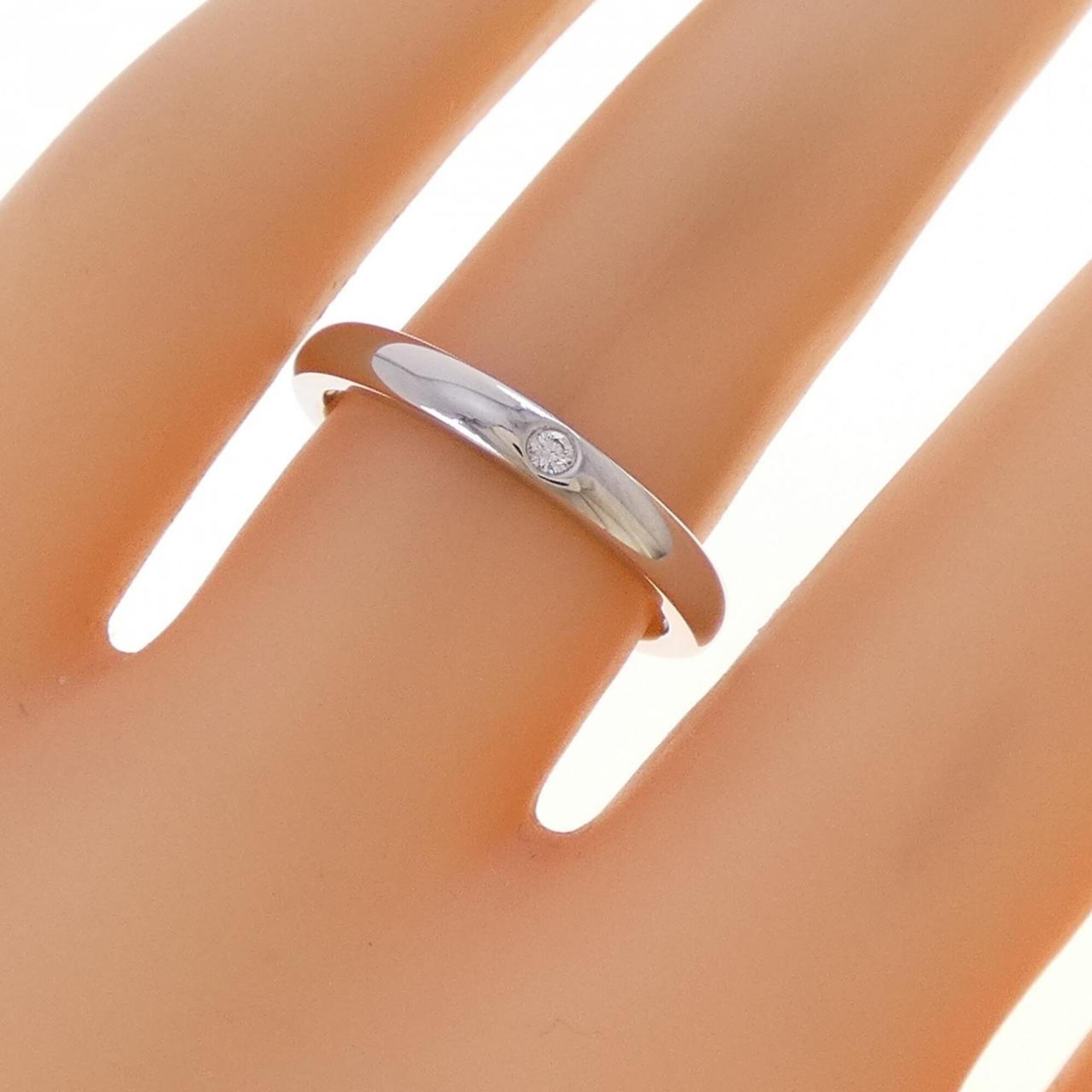Tiffany Platinum Platinum 950 Band Ring (Pre-Owned)