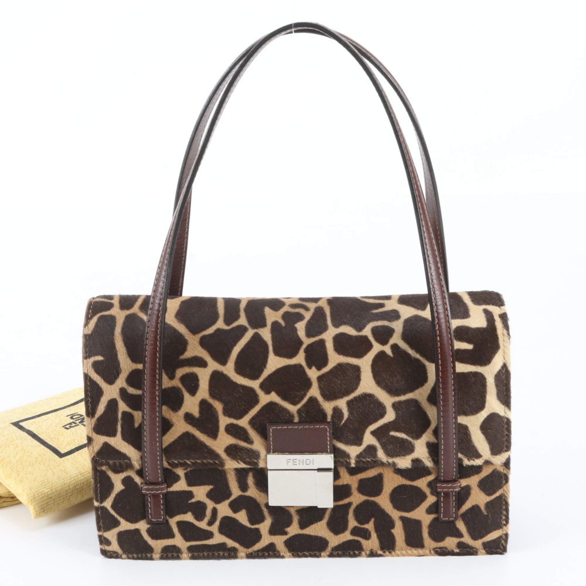 Fendi Brown Leather Handbag (Pre-Owned)