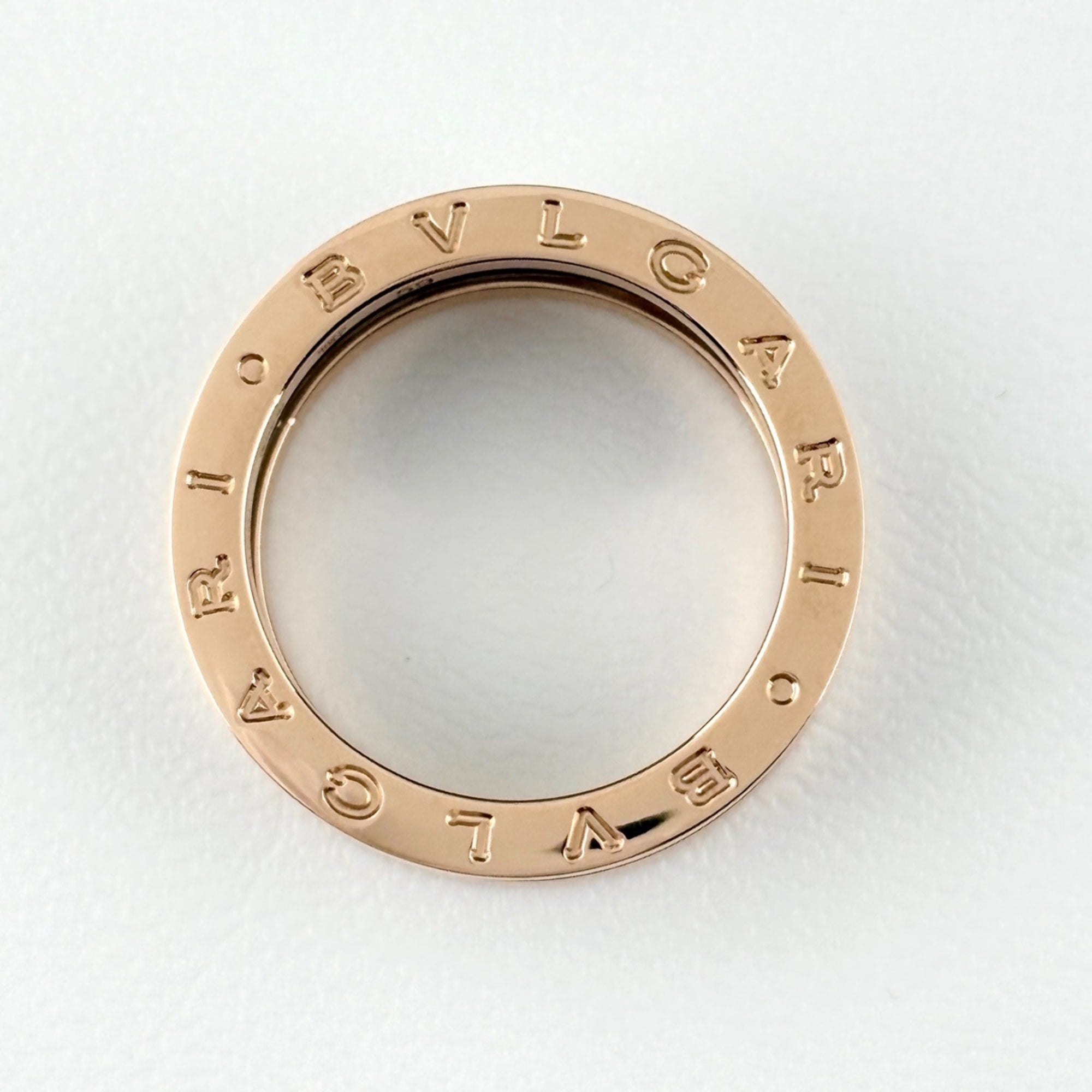Bvlgari Pink Gold (18K) Ceramic Band Ring (Pre-Owned)