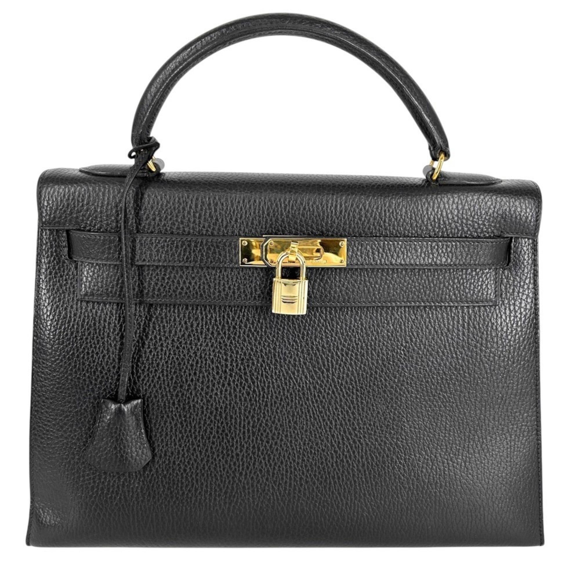 Hermes Black Ardennes Leather Handbag (Pre-Owned)