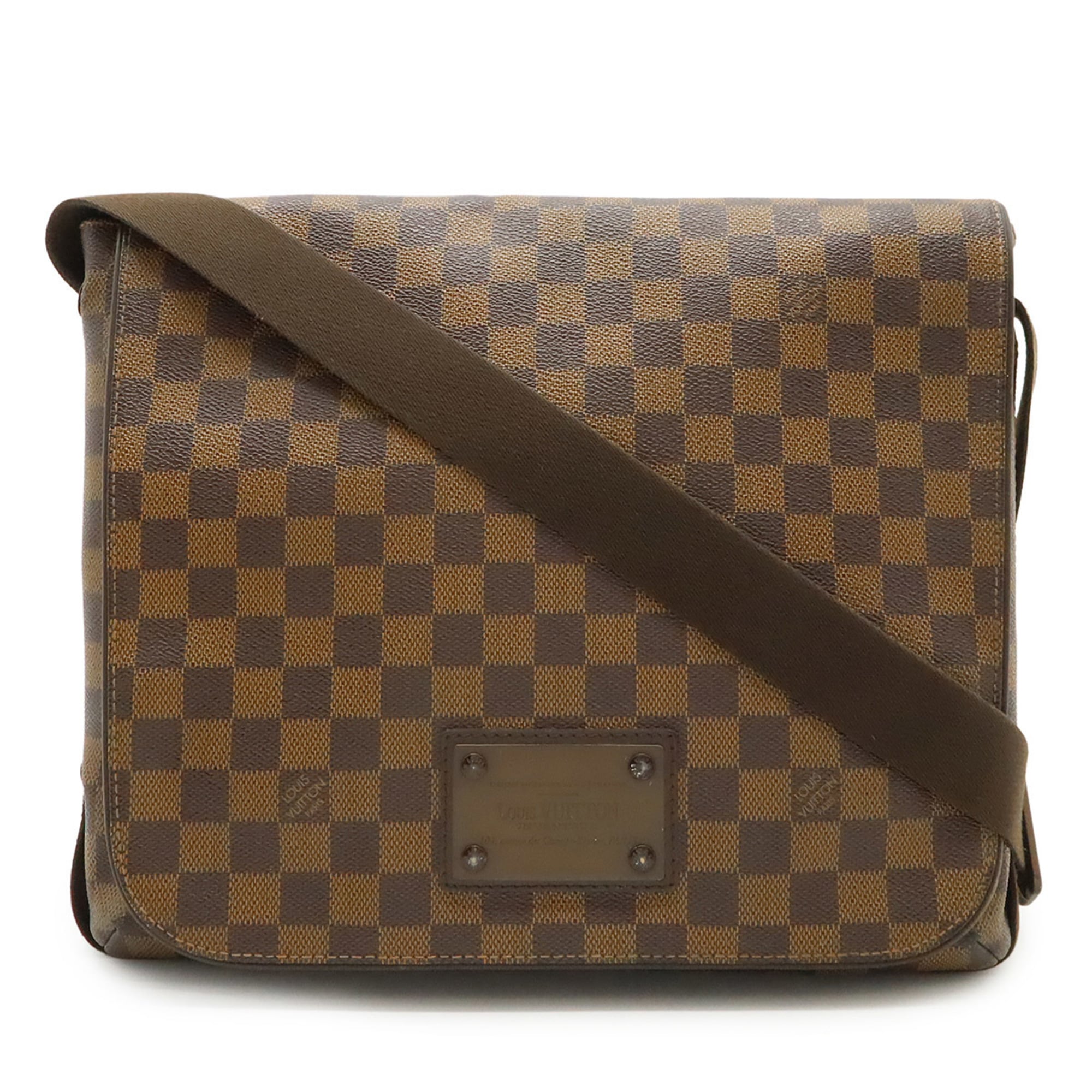 Louis Vuitton Brown Damier Canvas Pvc Shoulder Bag (Pre-Owned)