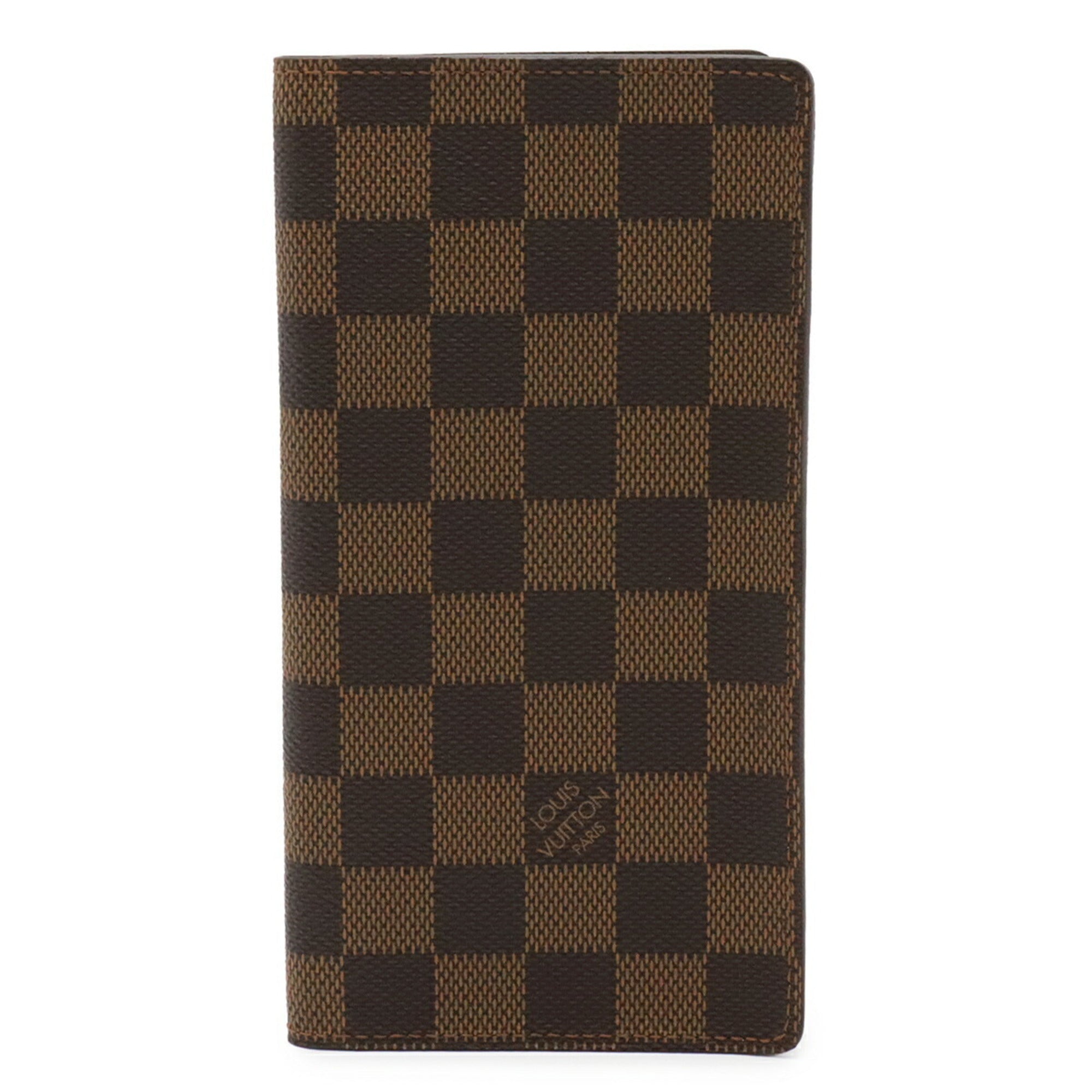 Louis Vuitton Brown Damier Canvas Damier Canvas Pvc Long Bill Wallet (Bi-Fold) (Pre-Owned)