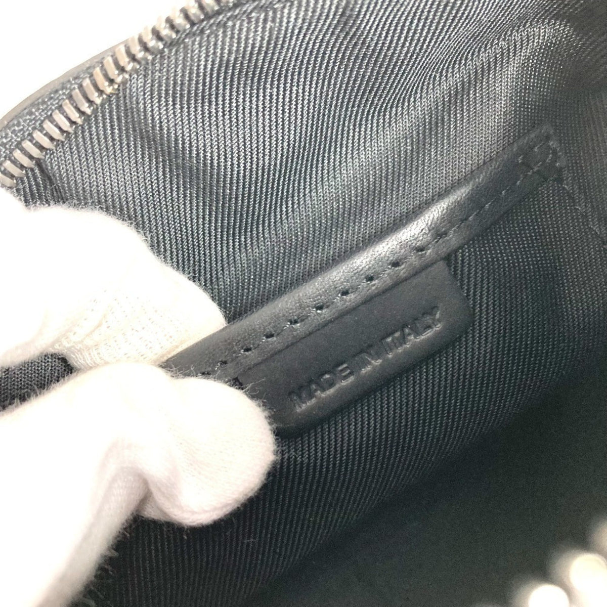 Burberry Black Nylon Canvas Leather Clutch Bag Handbag Pouch (Pre-Owned)