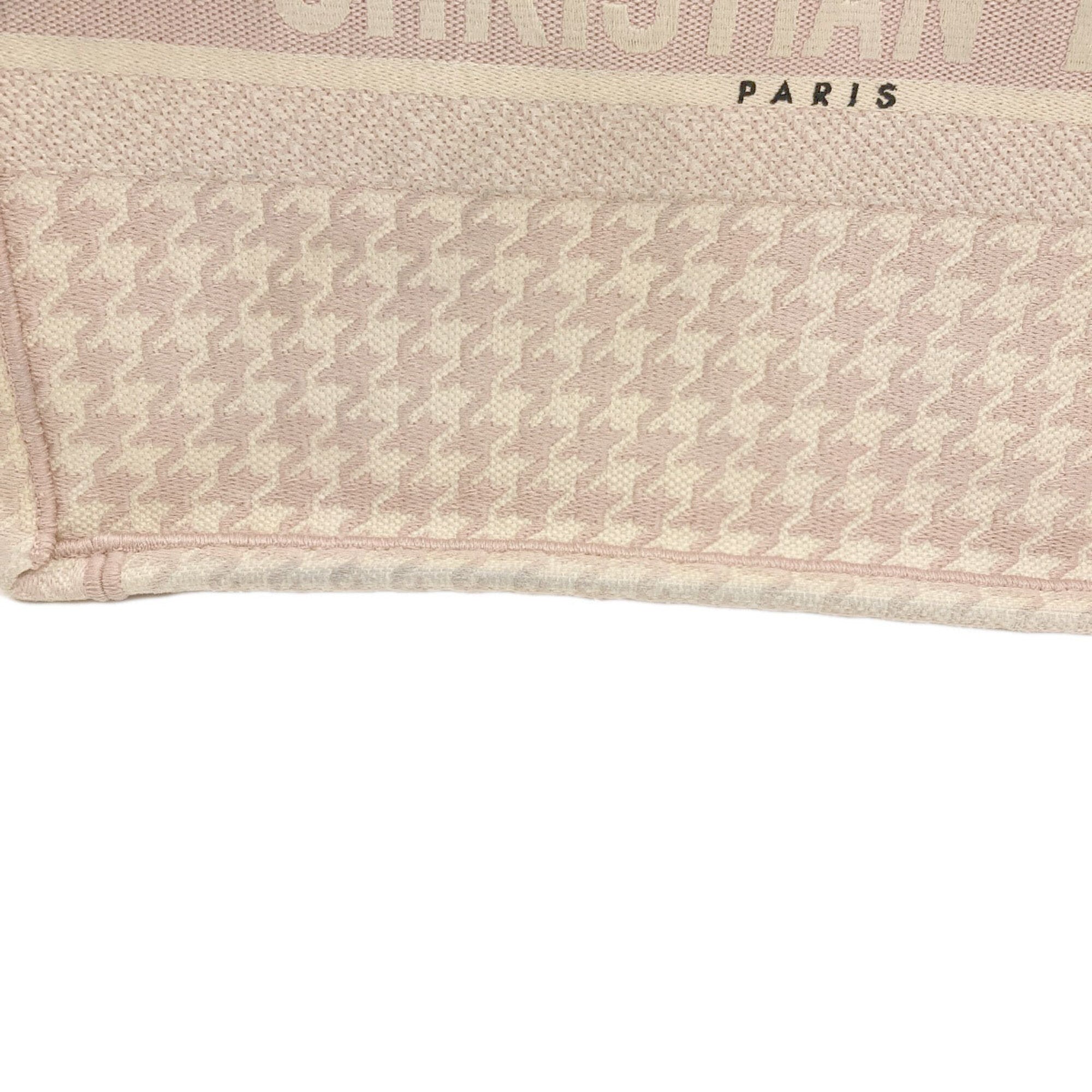 Christian Dior Pink Canvas Tote Bag (Pre-Owned)