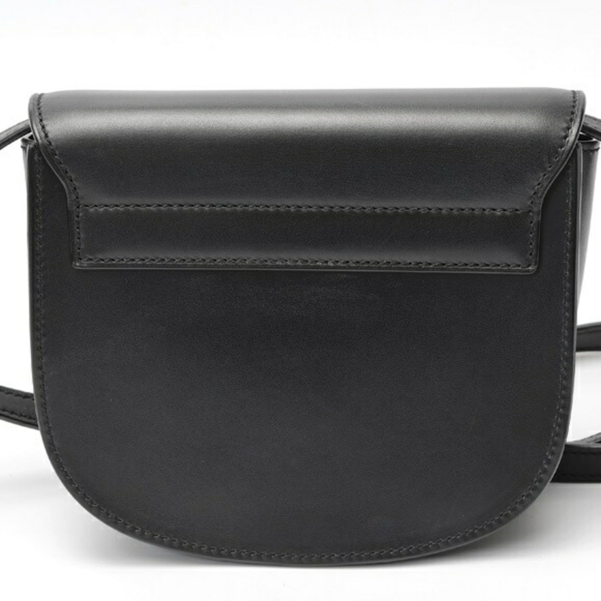 Saint Laurent Black Leather Shoulder Bag (Pre-Owned)