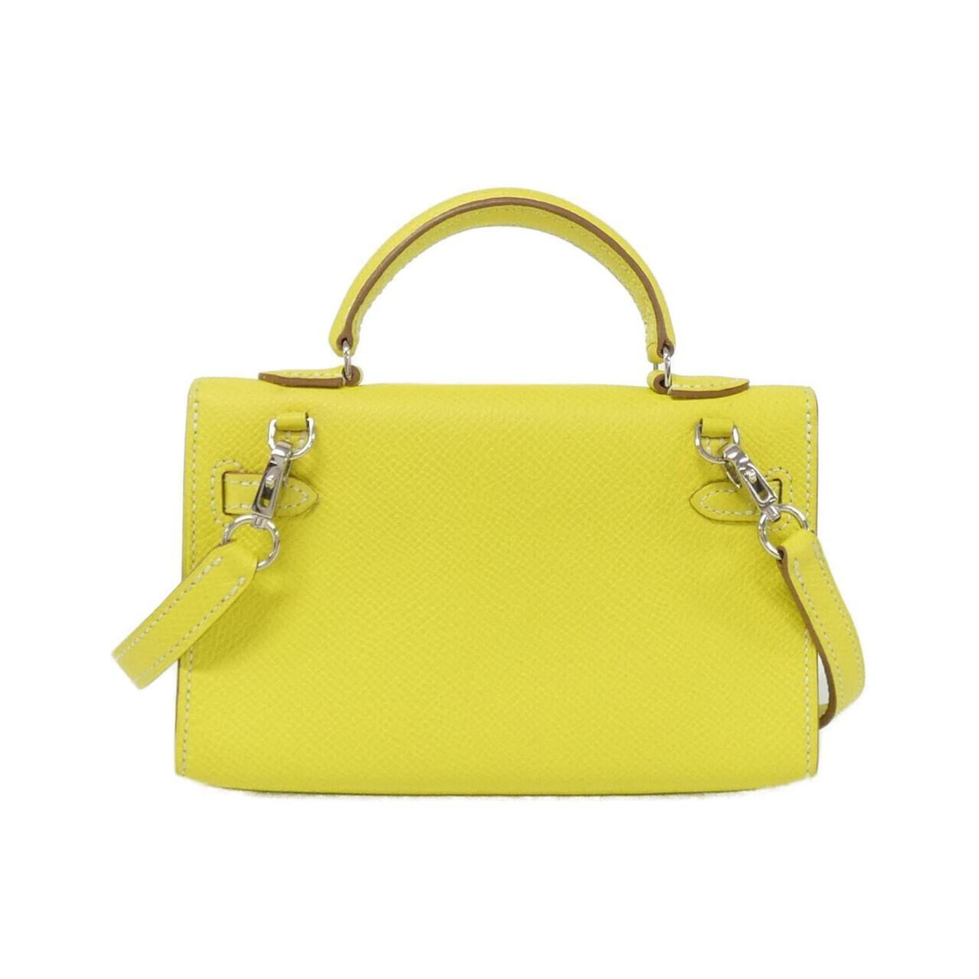 Hermes Kelly Lime Epsom Leather Handbag (Pre-Owned)