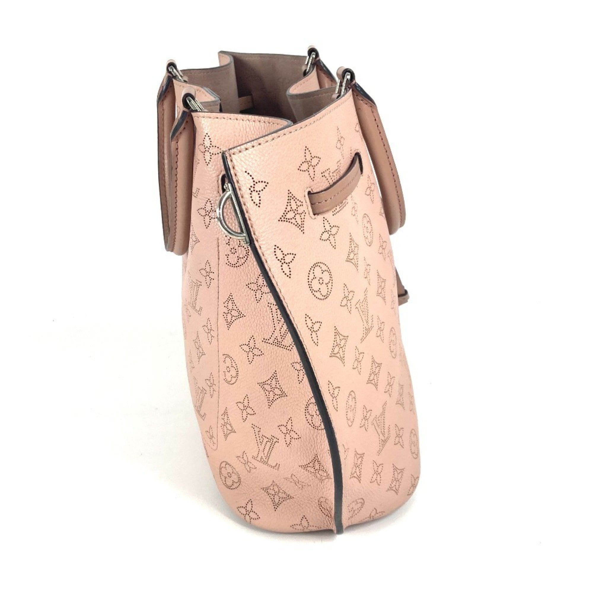 Louis Vuitton Magnolia Pink Mahina Leather Handbag Shoulder Bag (Pre-Owned)