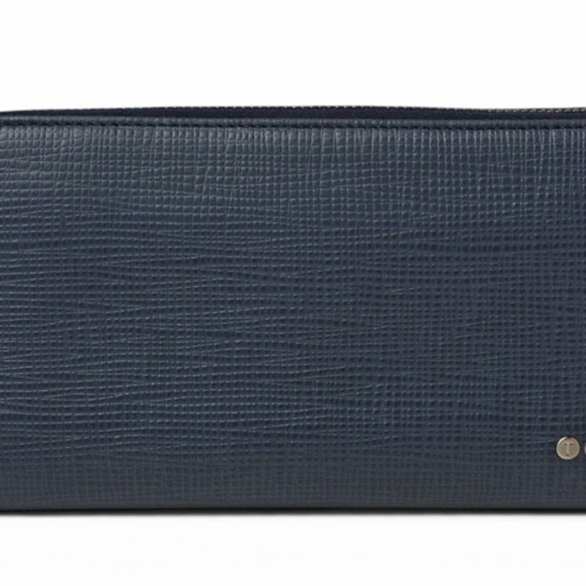 Tod's Navy Leather Long Wallet (Bi-Fold) (Pre-Owned)
