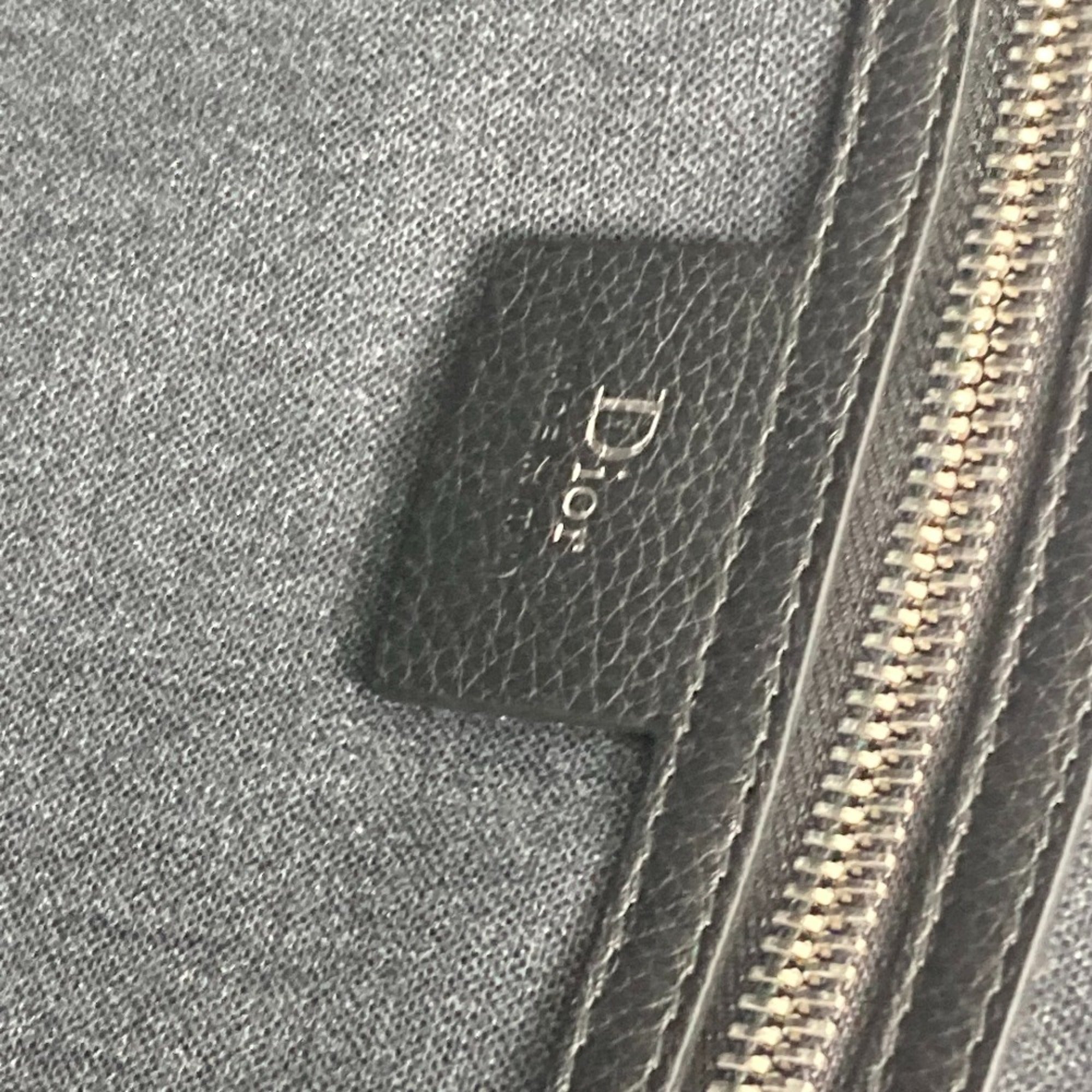 Dior Homme Black Leather Briefcase (Pre-Owned)