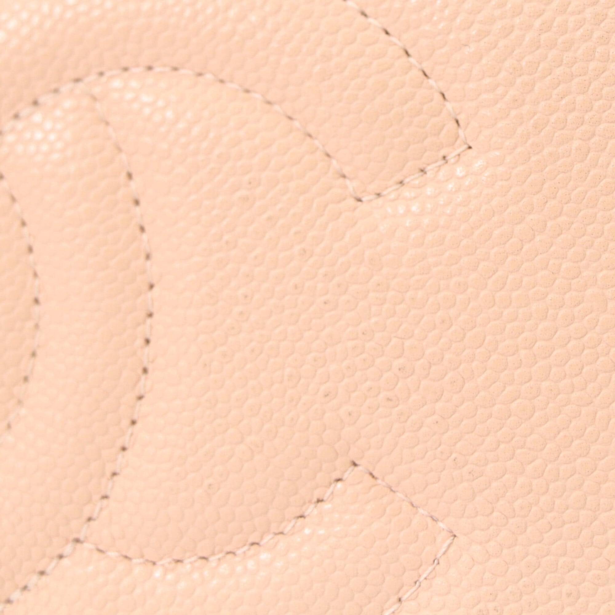 Chanel Pink Grained Calfskin Shoulder Bag (Pre-Owned)