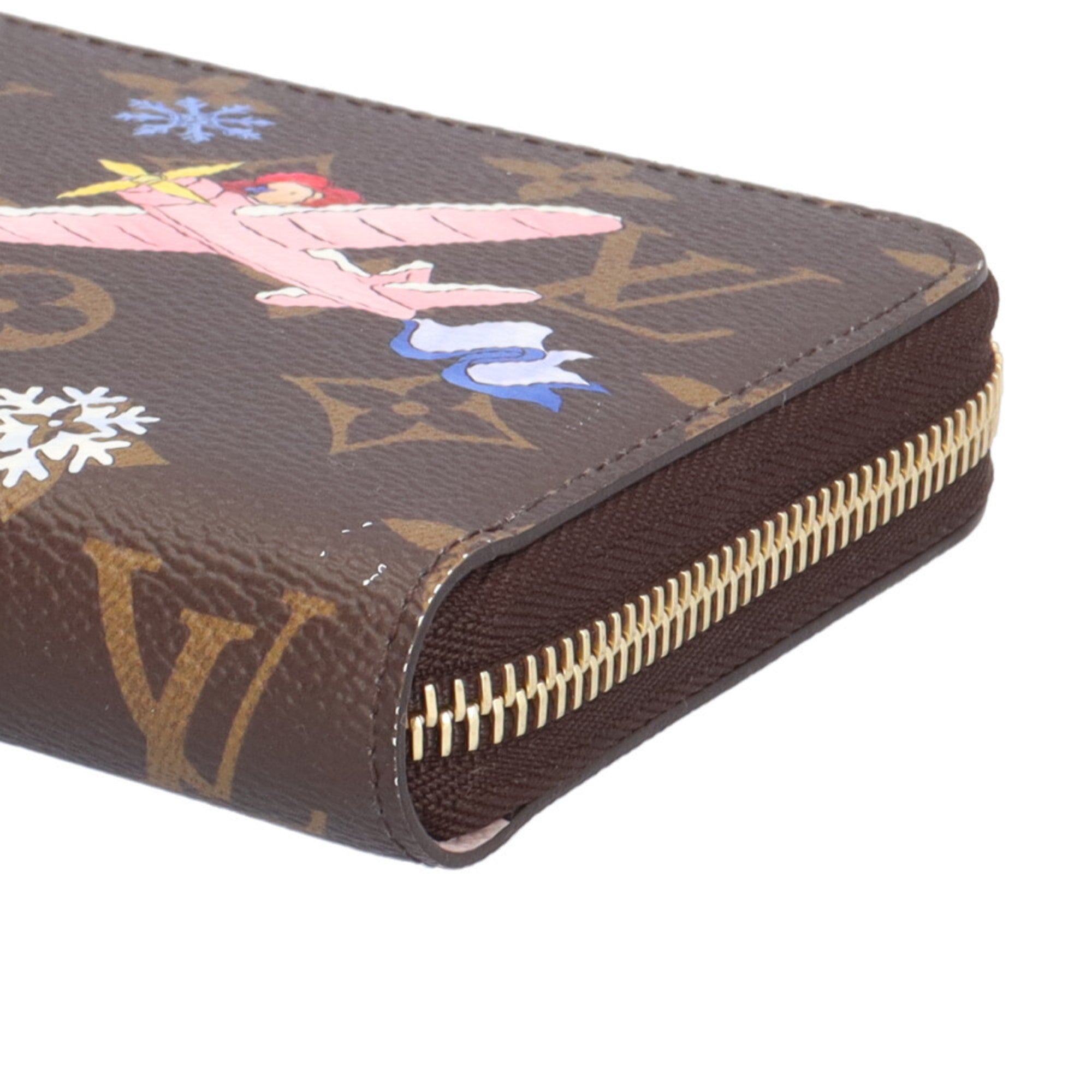 Louis Vuitton Brown Multi-Color Monogram Canvas Long Wallet (Bi-Fold) (Pre-Owned)