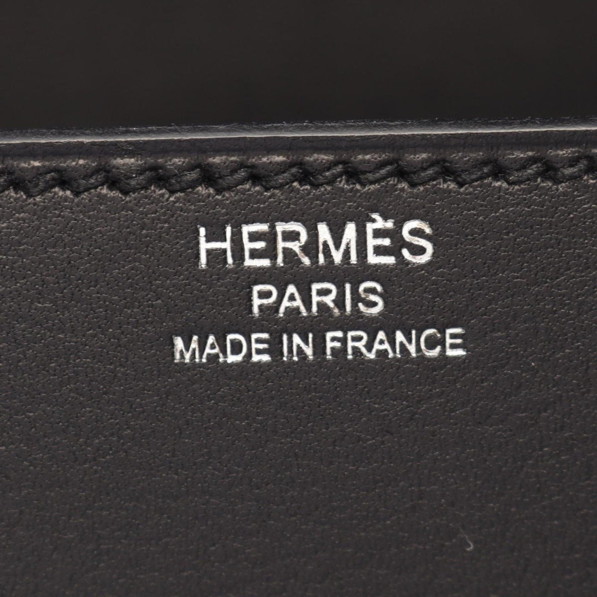 Hermes Black Evergrain Leather Handbag Shoulder Bag (Pre-Owned)