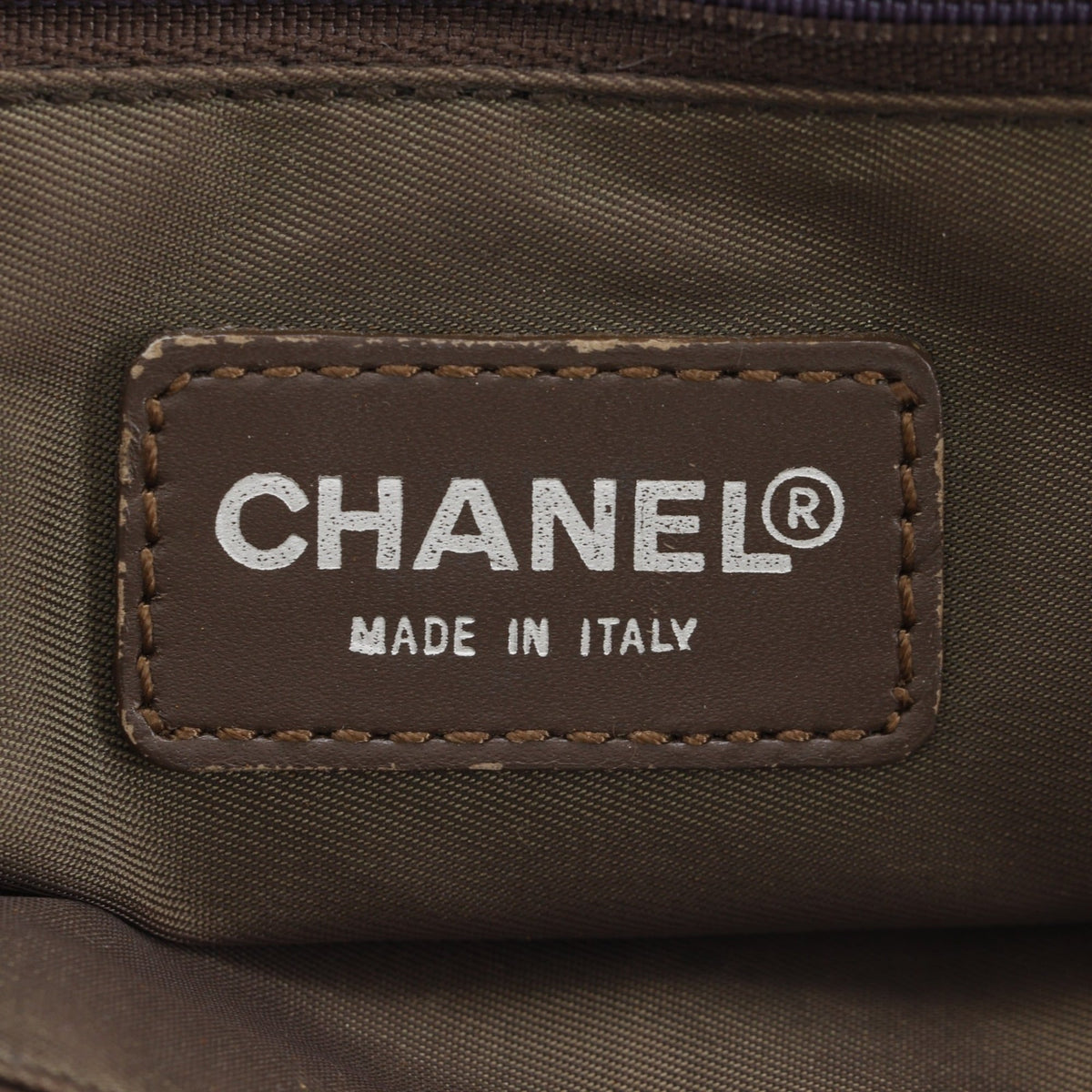 Chanel Khaki New Travel Line Tote Bag Weekend Bag (Pre-Owned)
