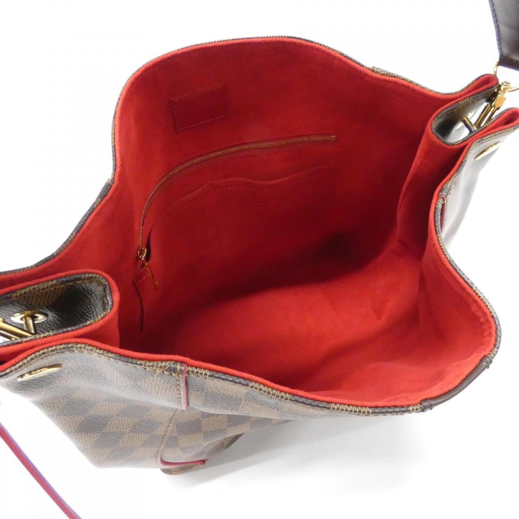Louis Vuitton Cerise Ebene Coated Canvas Shoulder Bag (Pre-Owned)