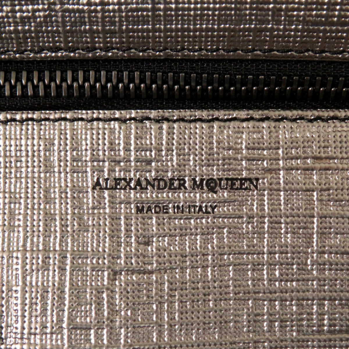 Alexander Mcqueen Silver Pouch Tote Bag (Pre-Owned)