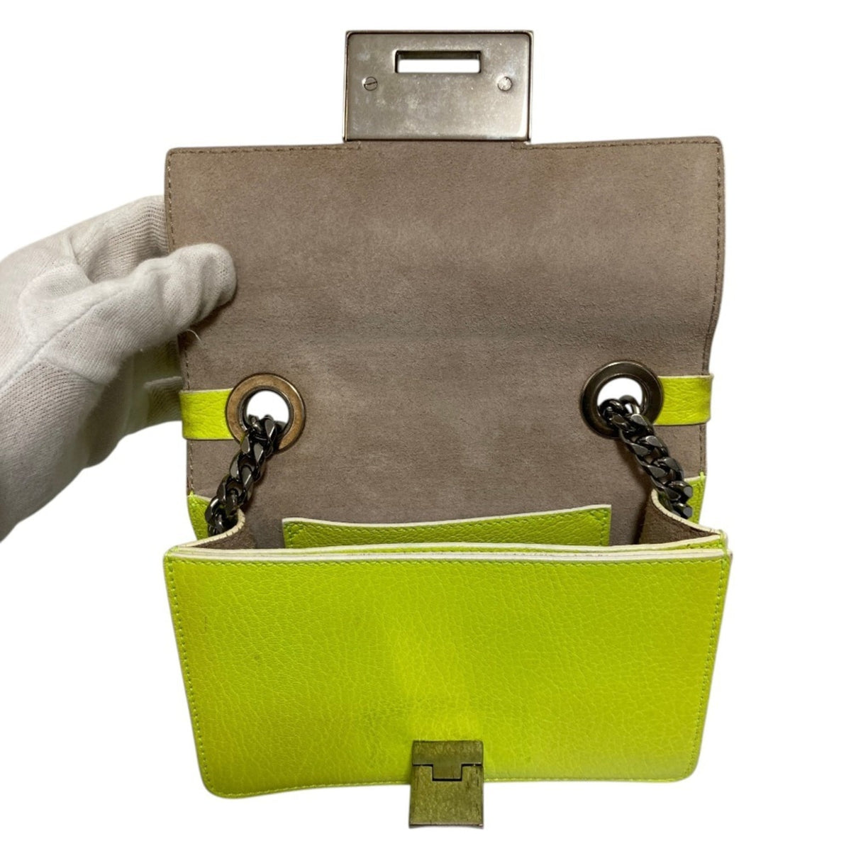 Jimmy Choo Yellow Shoulder Bag (Pre-Owned)