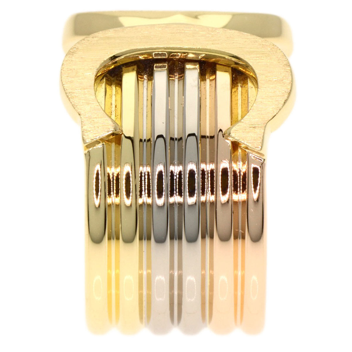 Cartier Yellow Gold (18K) Pink Gold (18K) White Gold (18K) Band Ring (Pre-Owned)