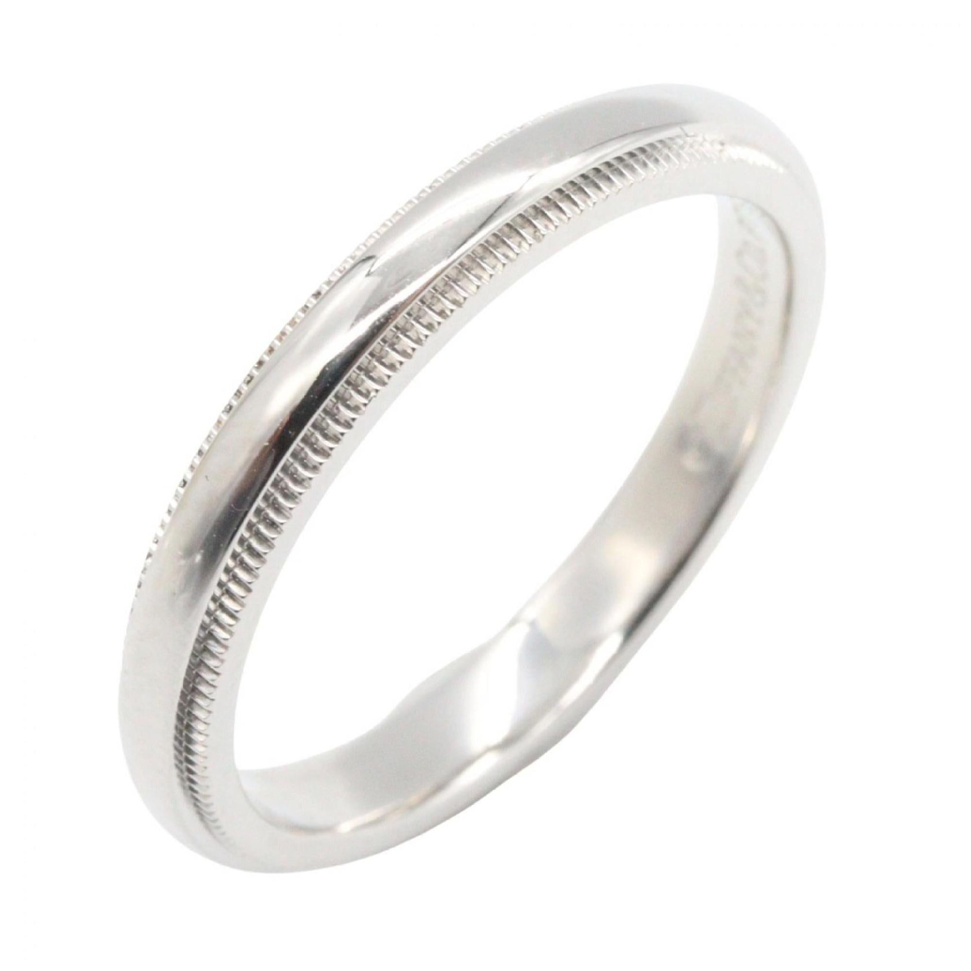 Tiffany Silver Platinum 950 Band Ring (Pre-Owned)