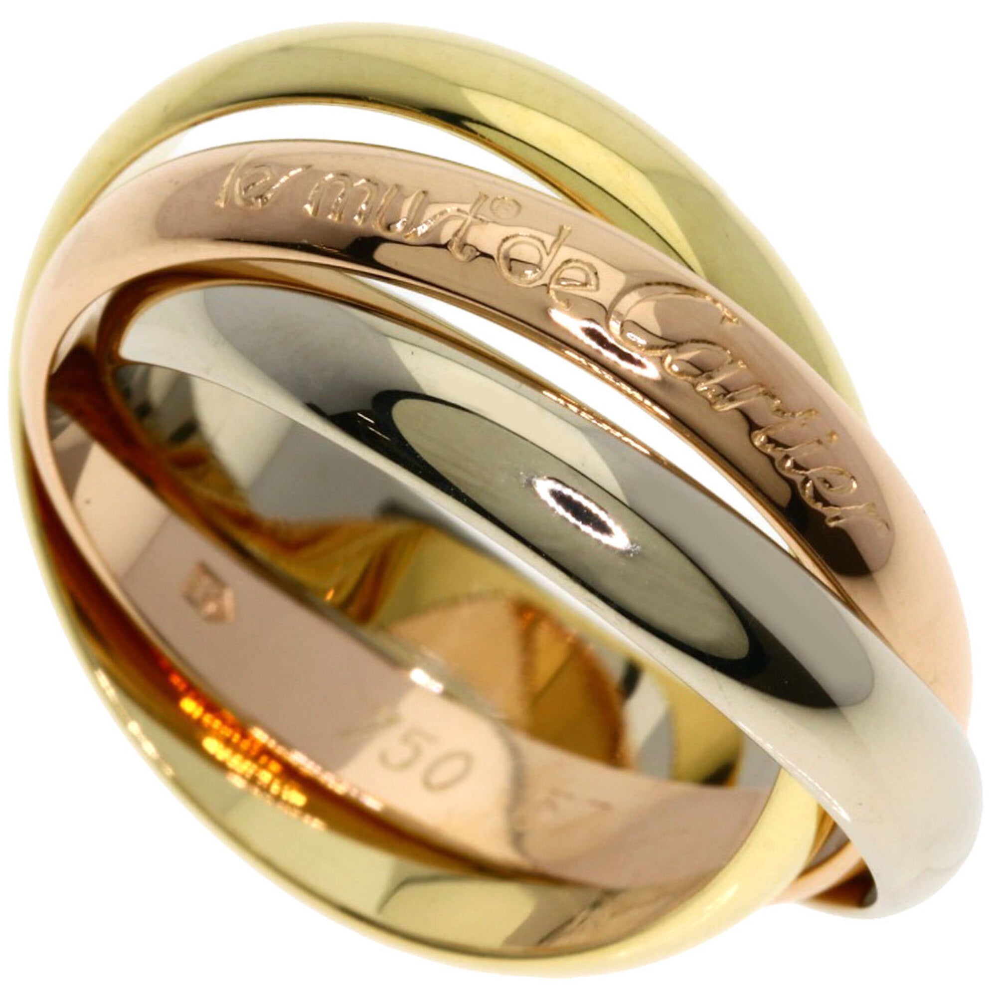 Cartier Yellow Gold (18K) Pink Gold (18K) White Gold (18K) Band Ring (Pre-Owned)