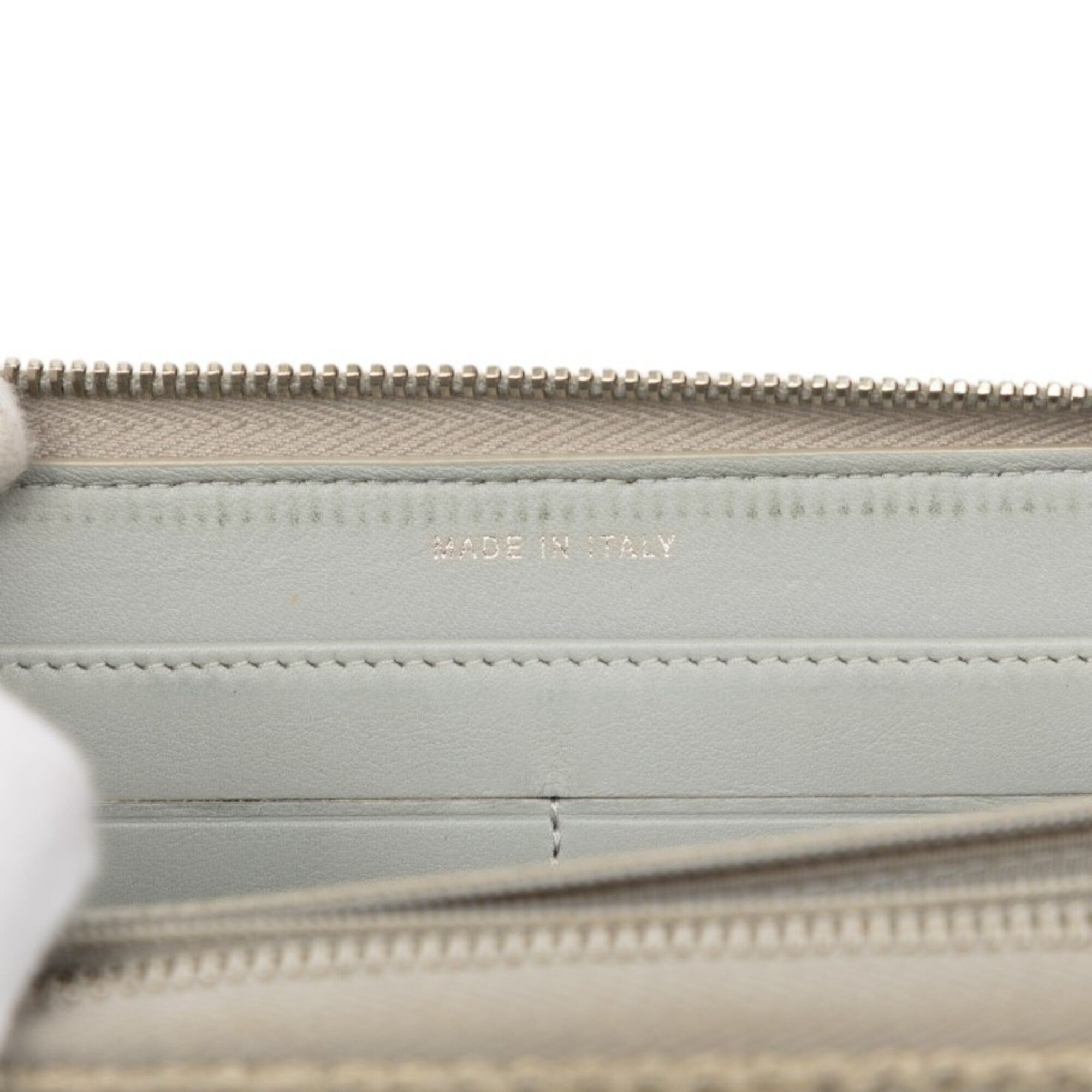 Chanel Gray Tweed Long Wallet (Bi-Fold) (Pre-Owned)