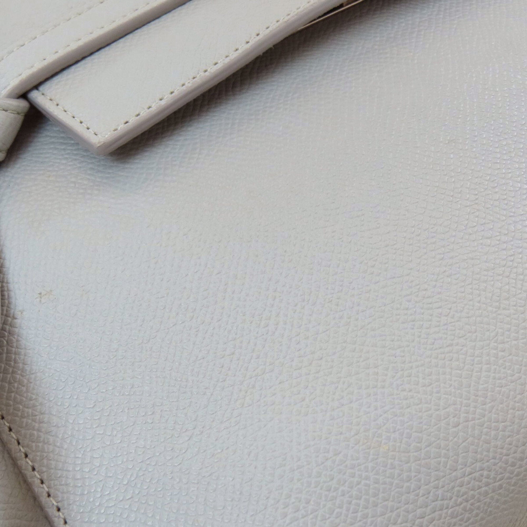 Celine Blue Gray Leather Handbag (Pre-Owned)